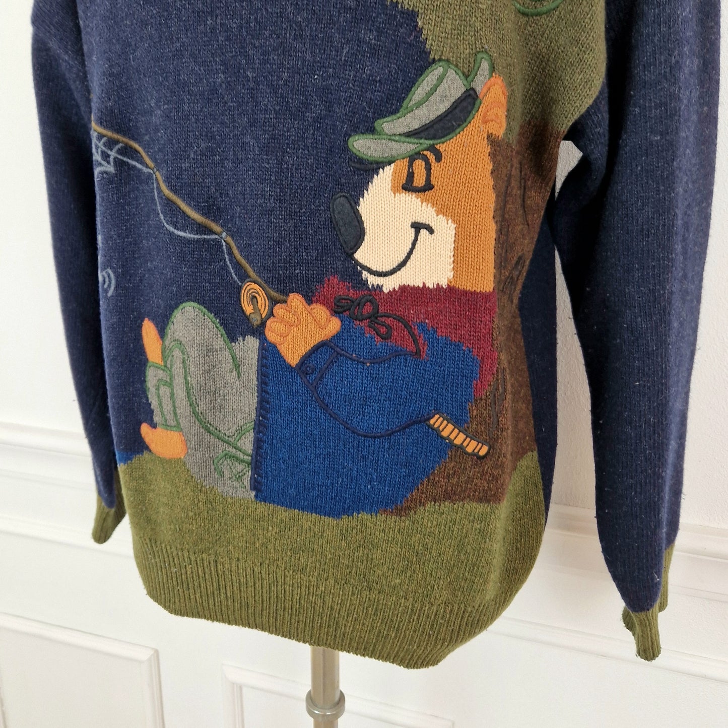 Maglione Jc de Castelbajac Orso Yoghi 1990