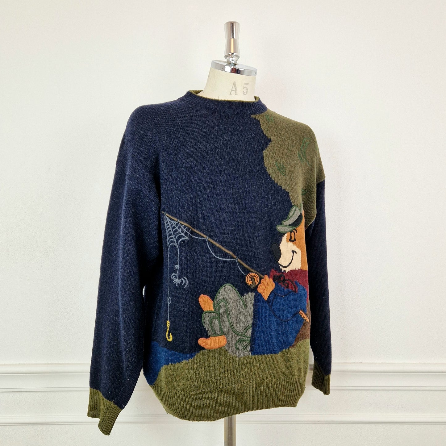 Maglione Jc de Castelbajac Orso Yoghi 1990