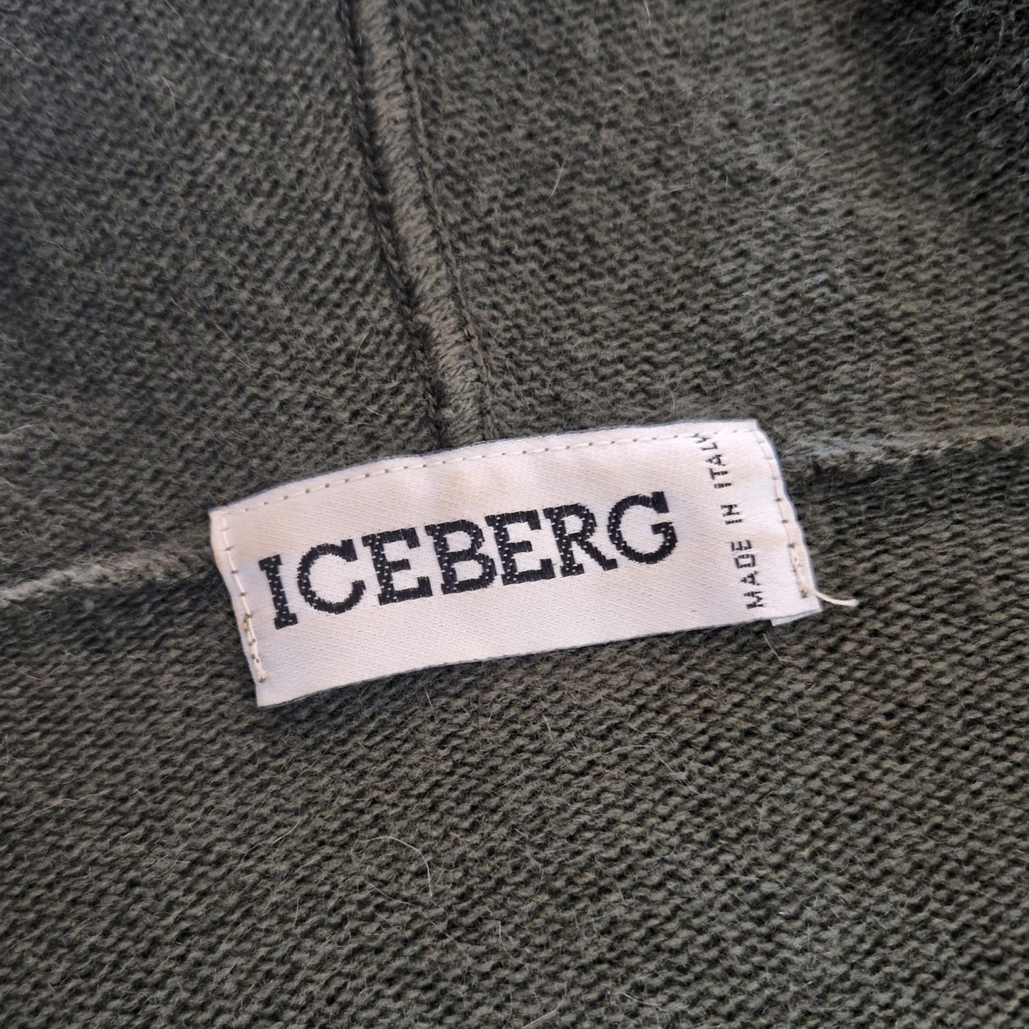 Cardigan Iceberg lungo con cappuccio