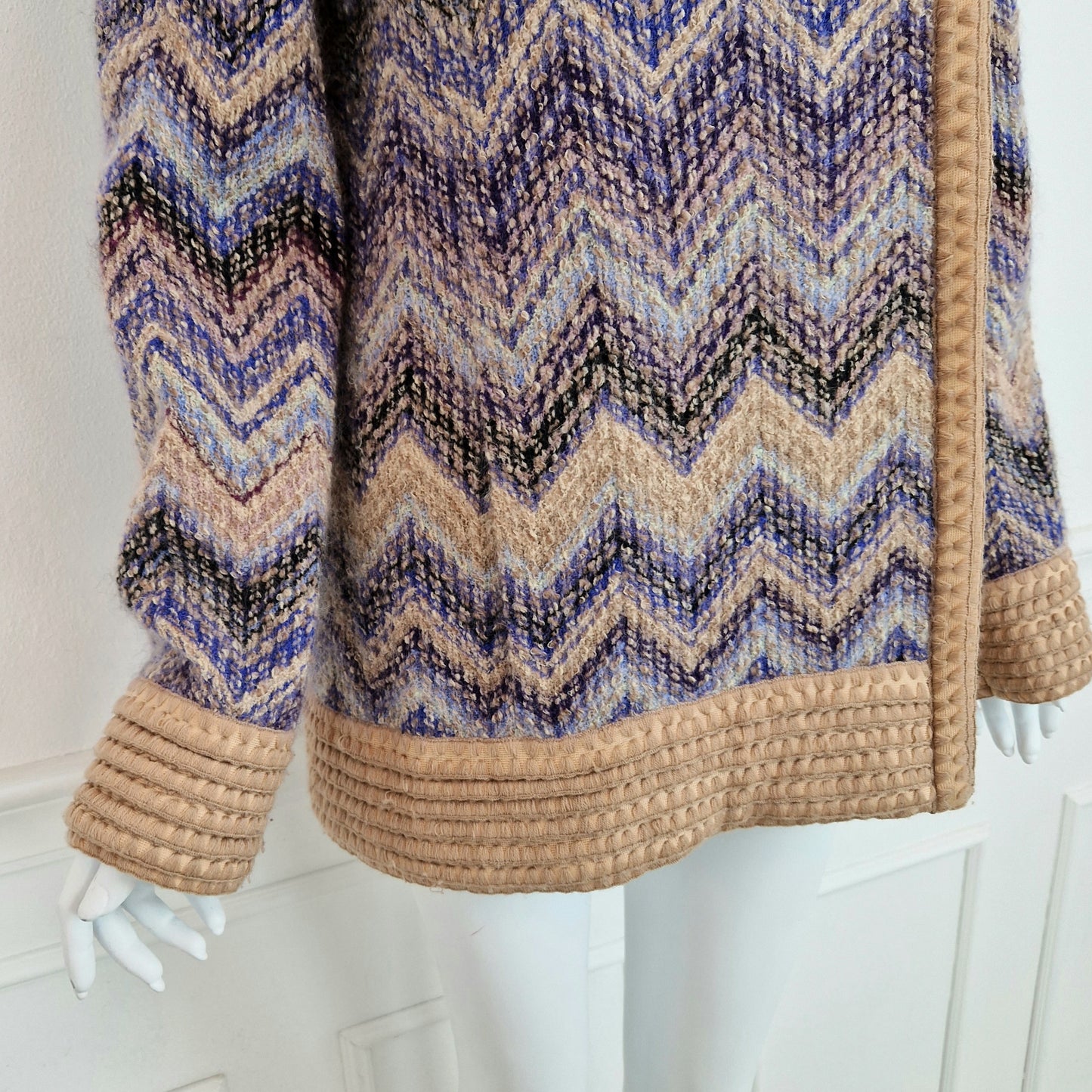 Giacca - cappottino Missoni zig zag viola