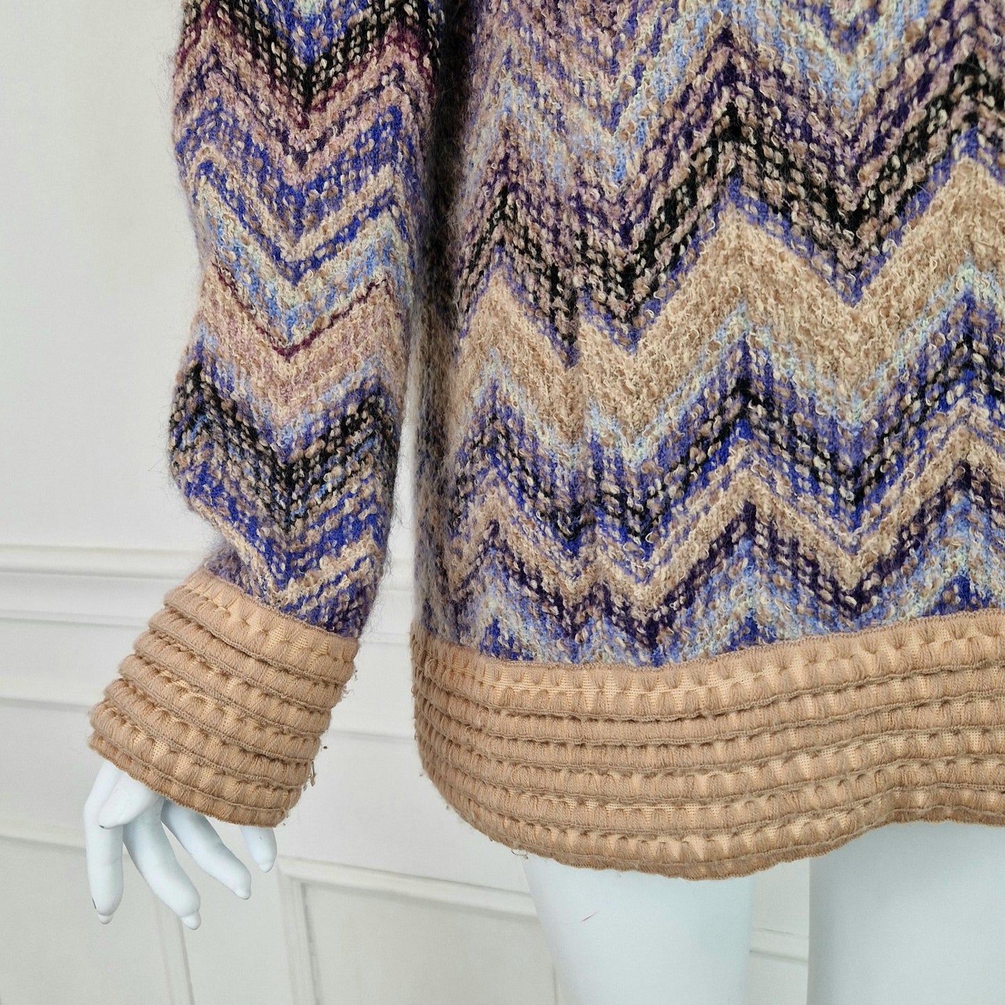 Giacca - cappottino Missoni zig zag viola