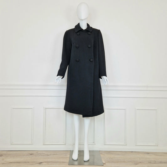 Cappotto vintage sartoriale nero