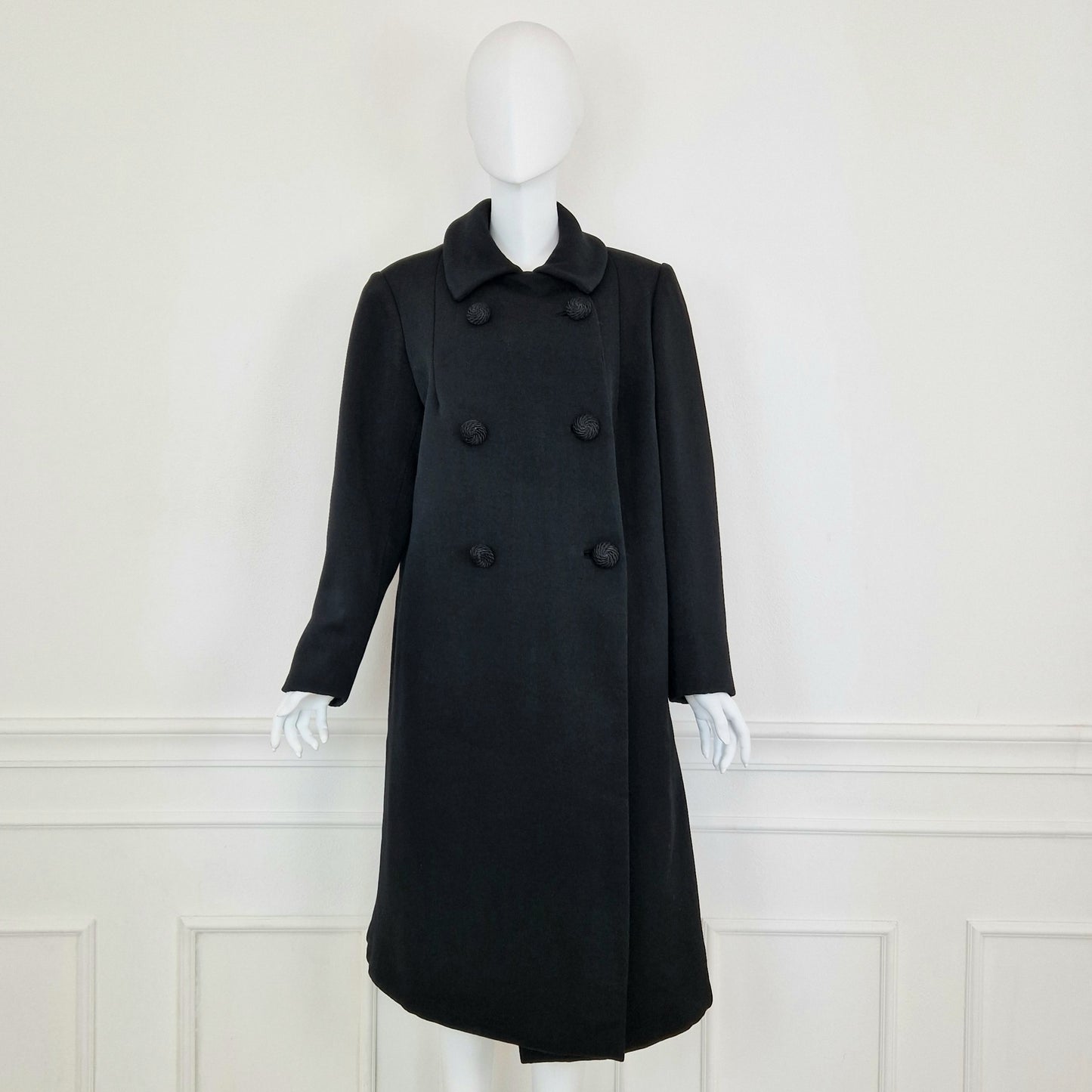 Cappotto vintage sartoriale nero