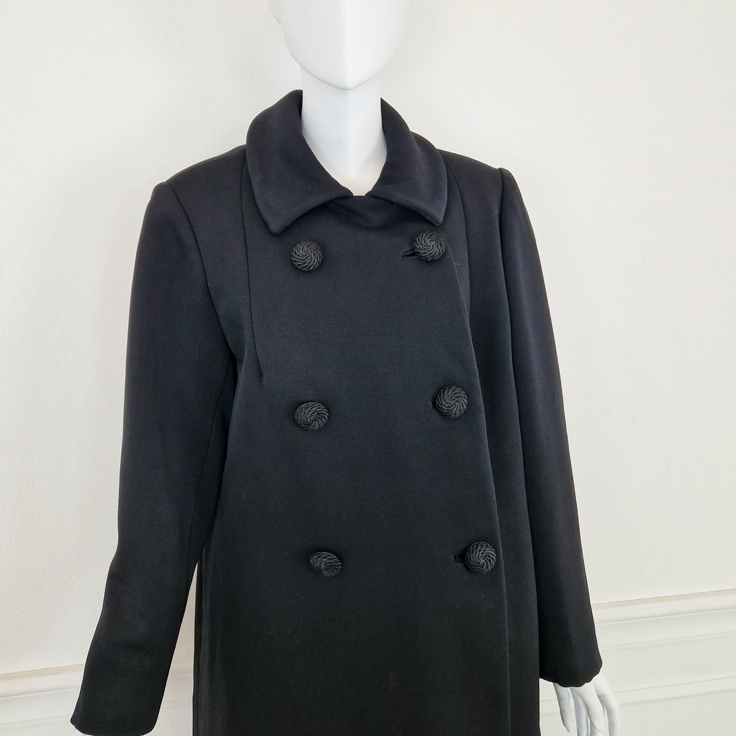 Cappotto vintage sartoriale nero