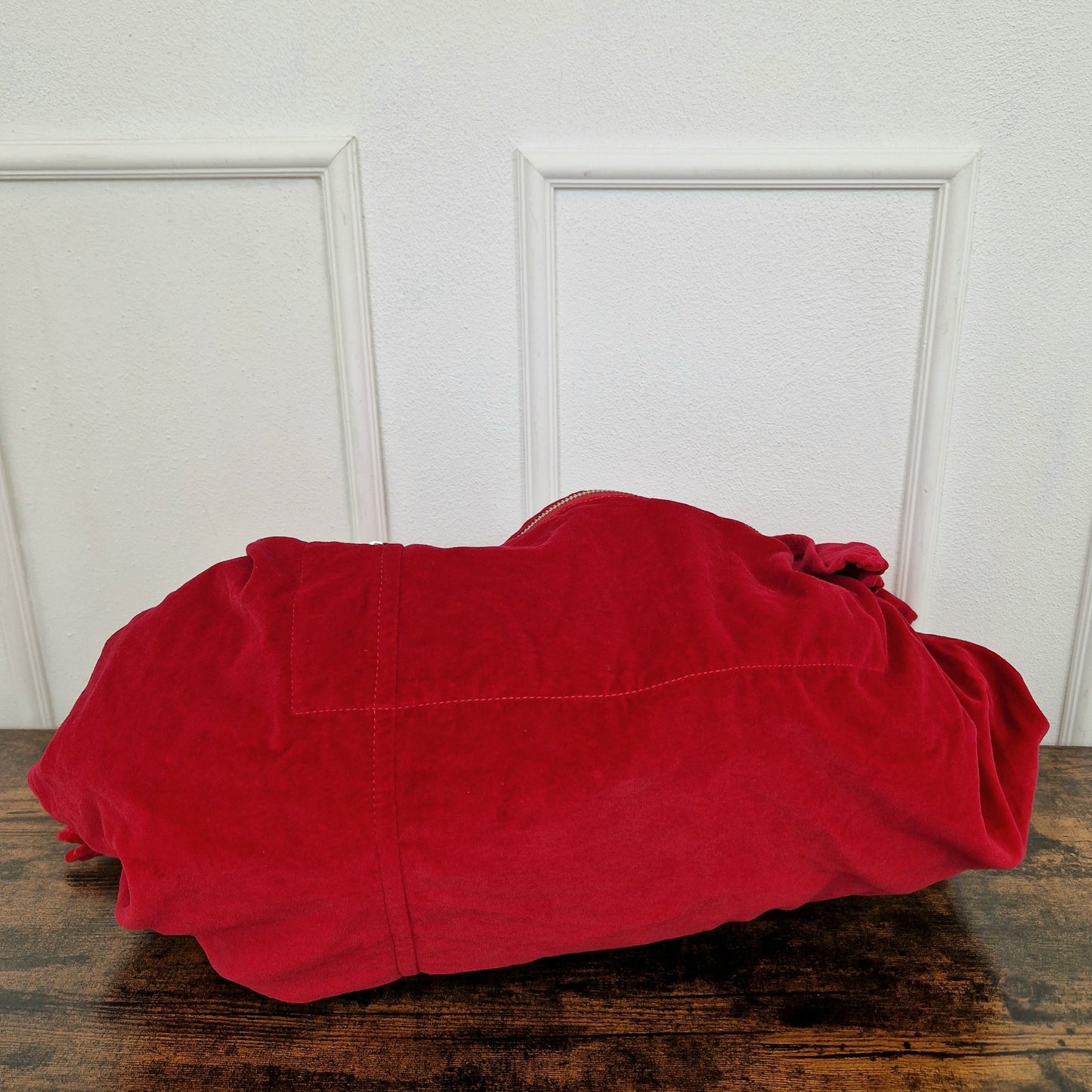 Borsa Comme des Garçons velluto rosso