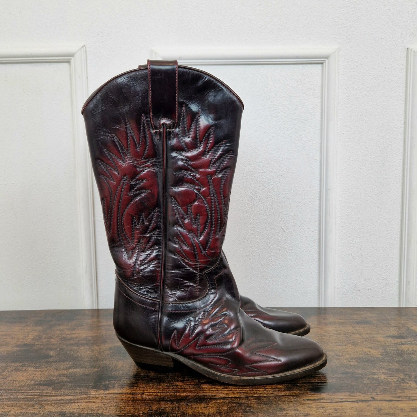 Western boots - stivali bordeaux