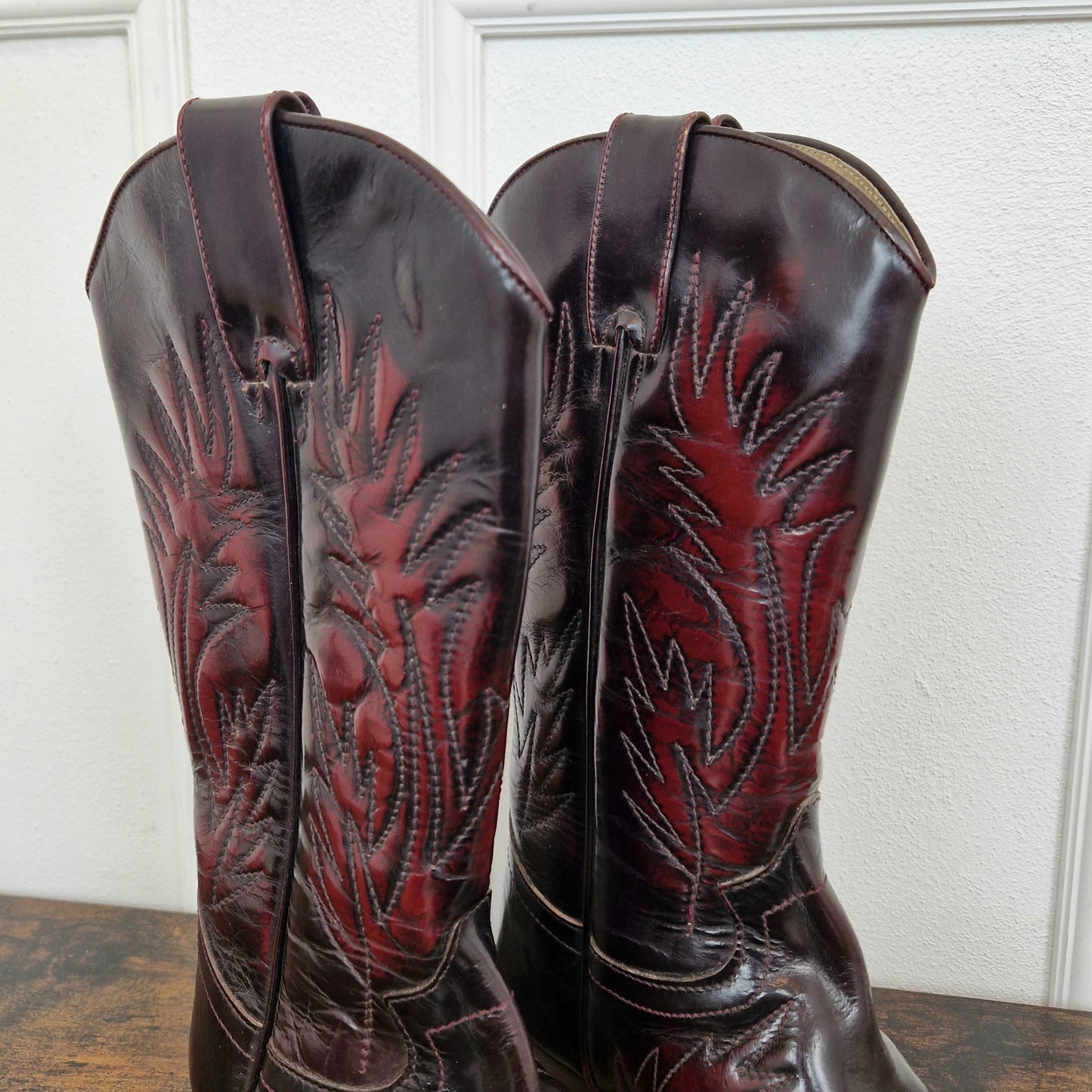 Western boots - stivali bordeaux