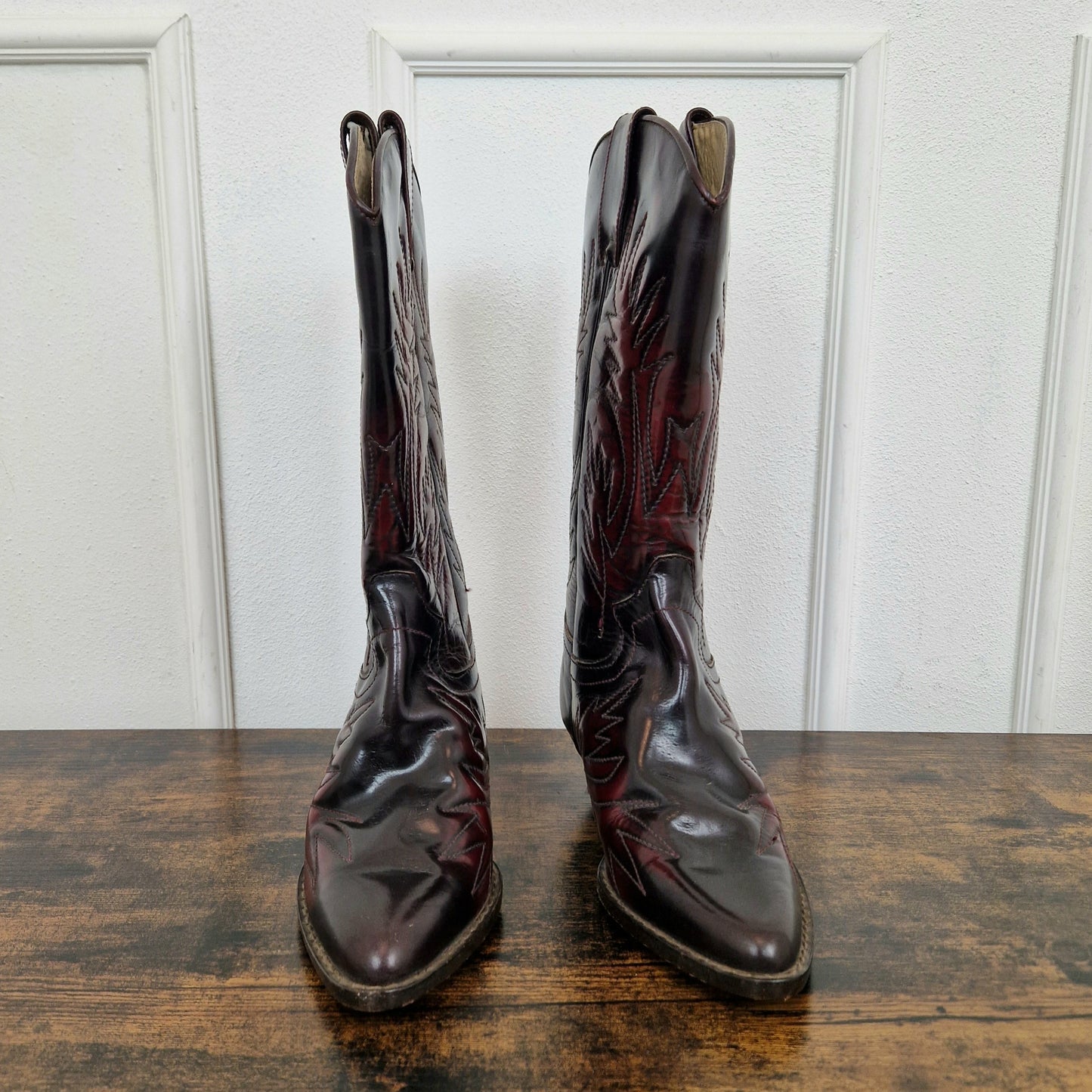 Western boots - stivali bordeaux