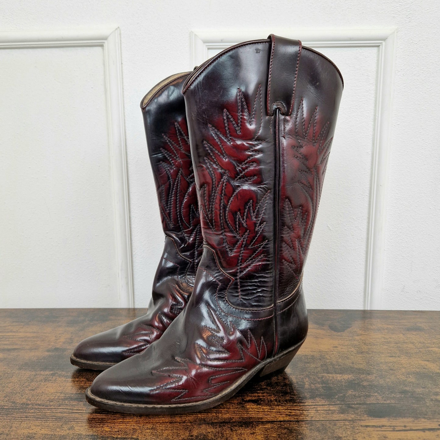 Western boots - stivali bordeaux