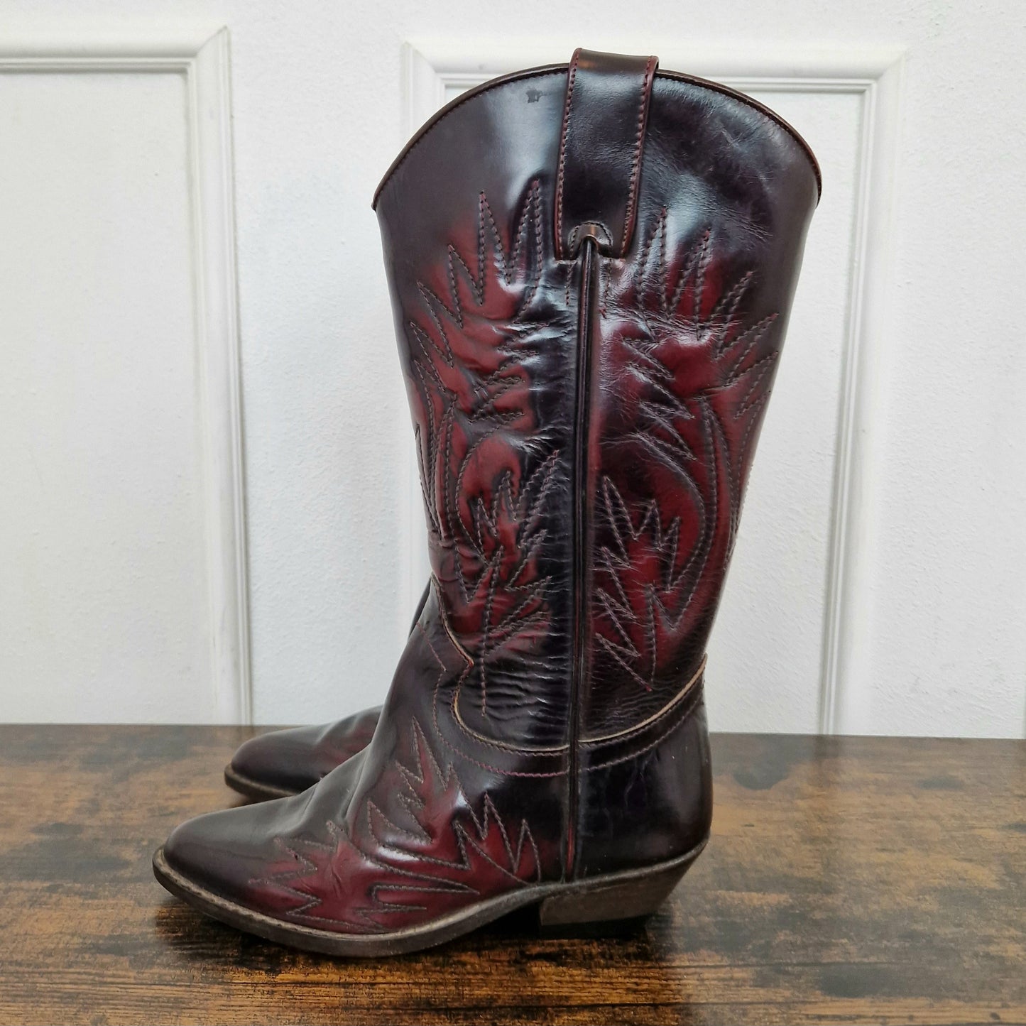 Western boots - stivali bordeaux