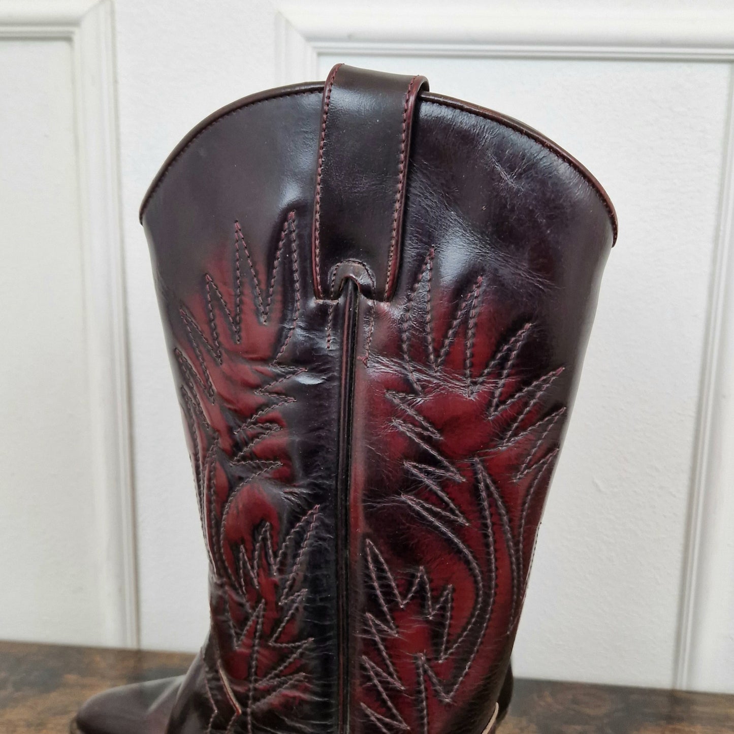 Western boots - stivali bordeaux