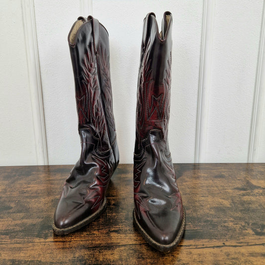 Western boots - stivali bordeaux