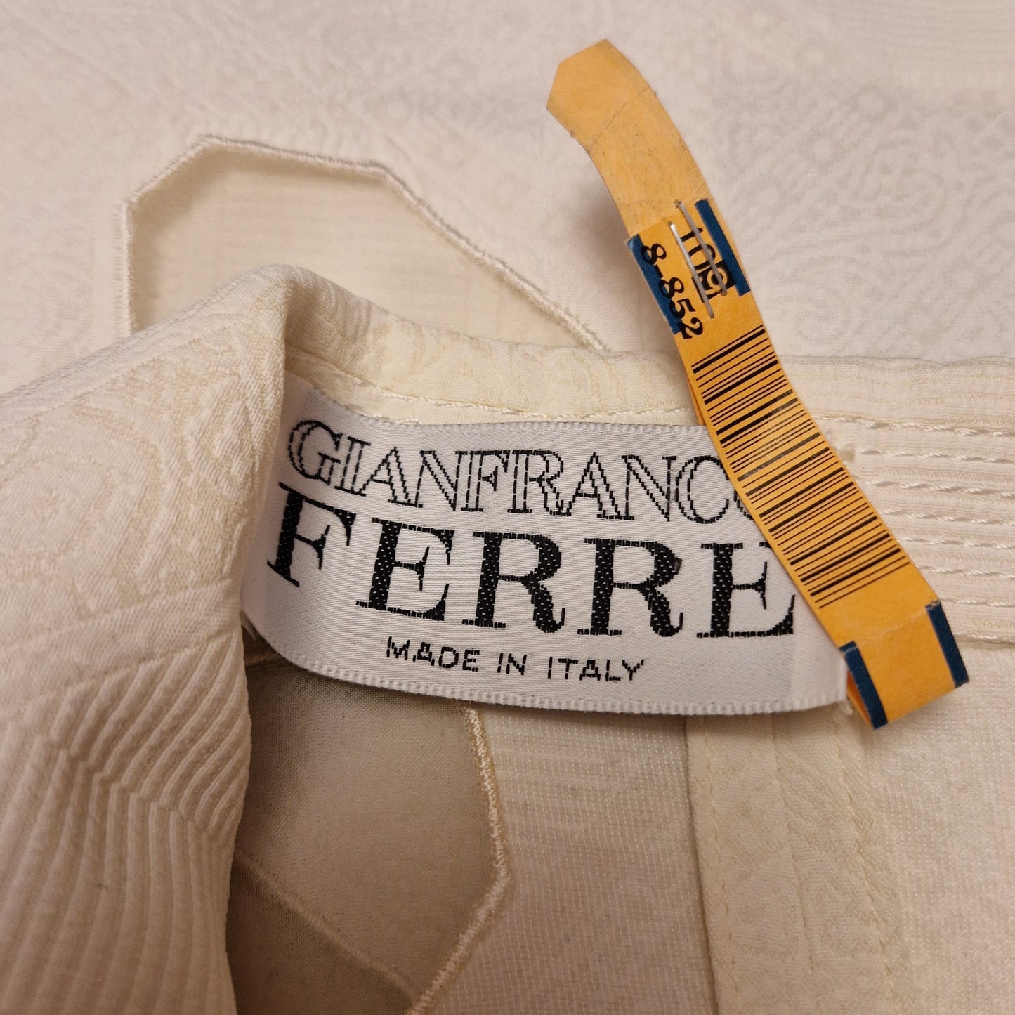 Blazer Gianfranco Ferré seta bianca