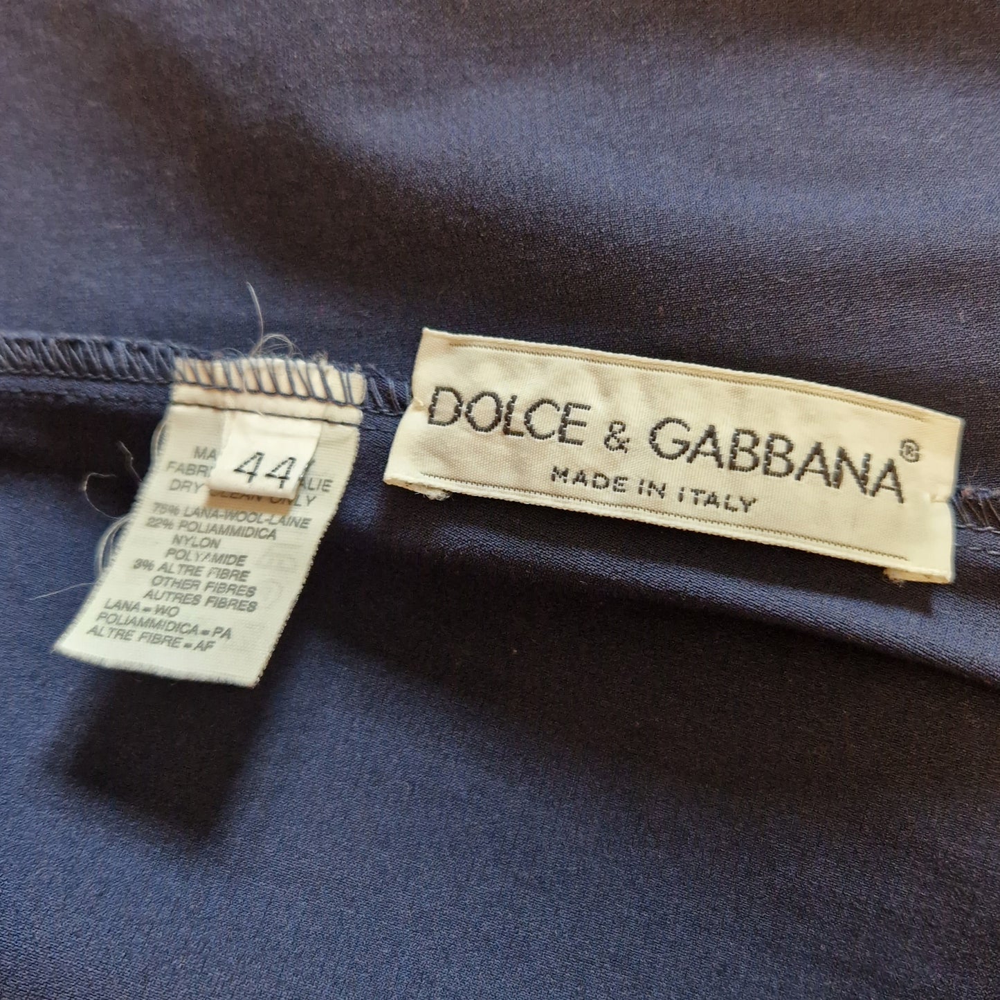 Pantaloni Dolce & Gabbana vintage blu