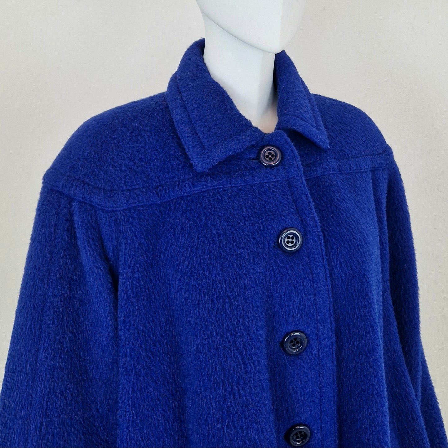 Cappotto Valentino vintage blu elettrico