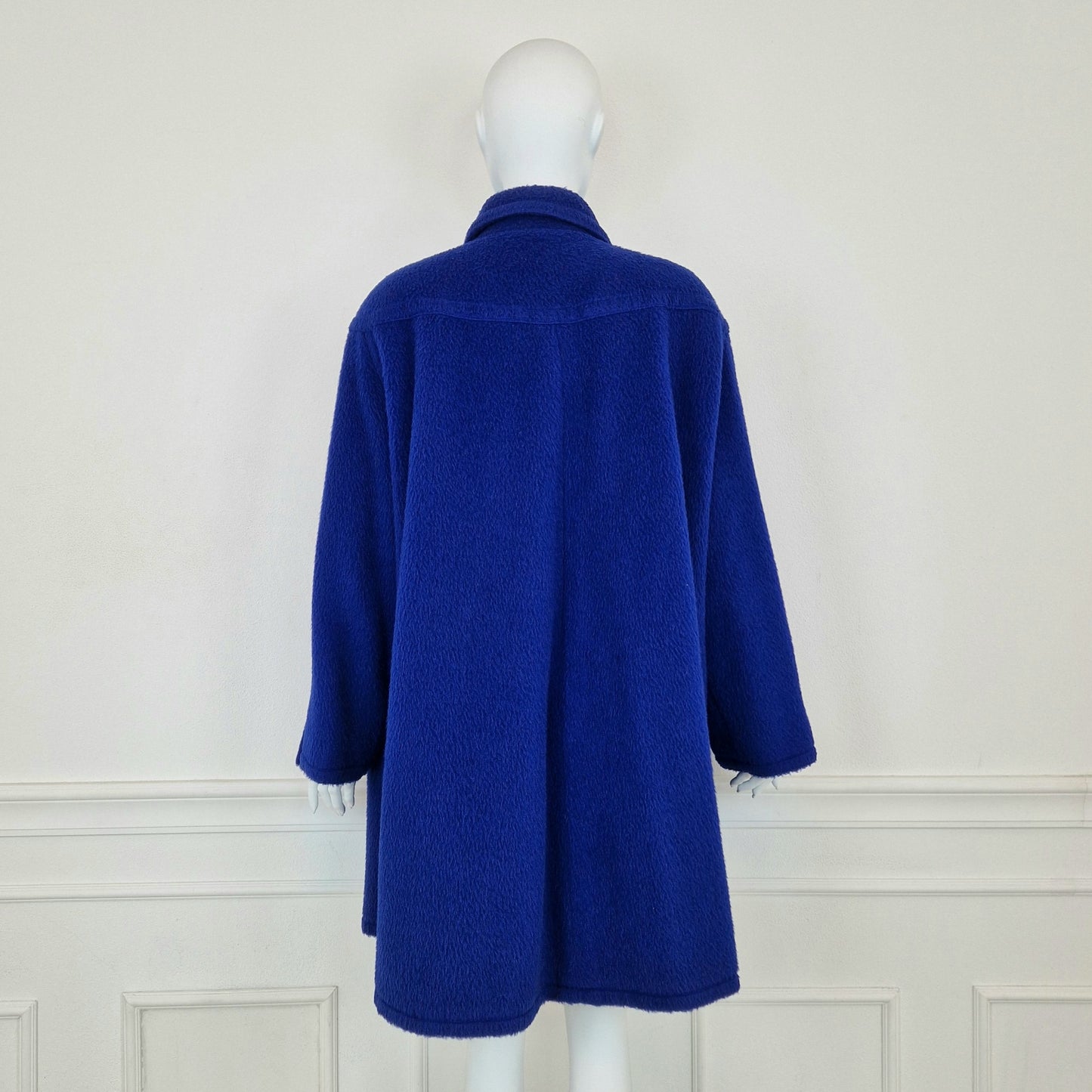 Cappotto Valentino vintage blu elettrico