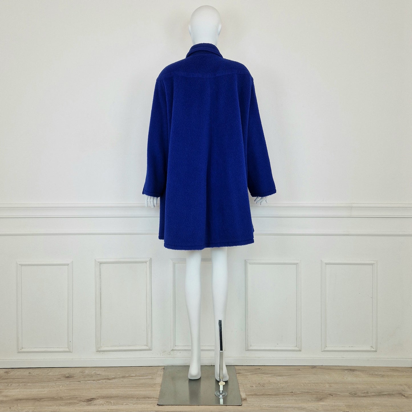 Cappotto Valentino vintage blu elettrico