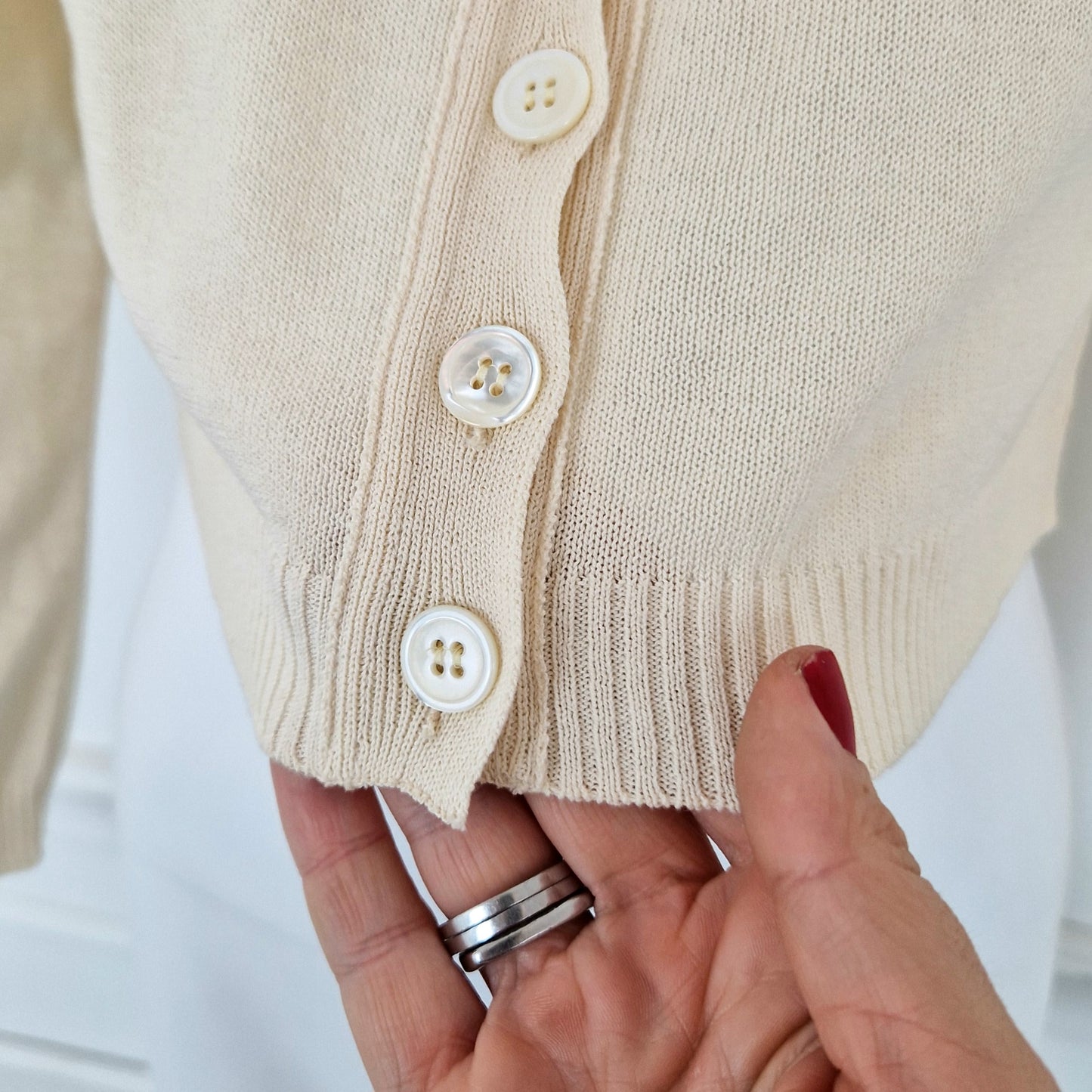 Cardigan Romeo Gigli color crema