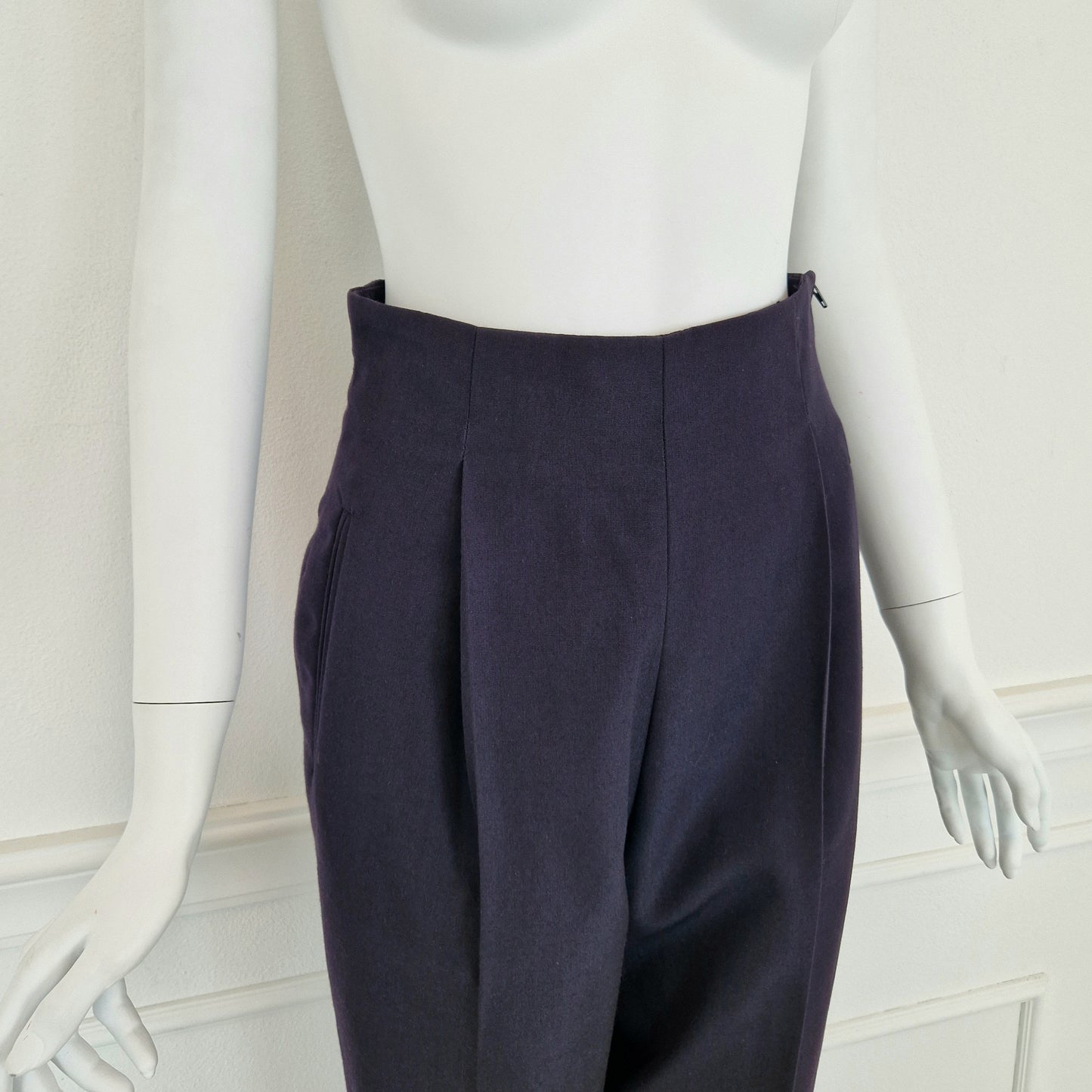 Pantaloni Romeo Gigli viola 1990