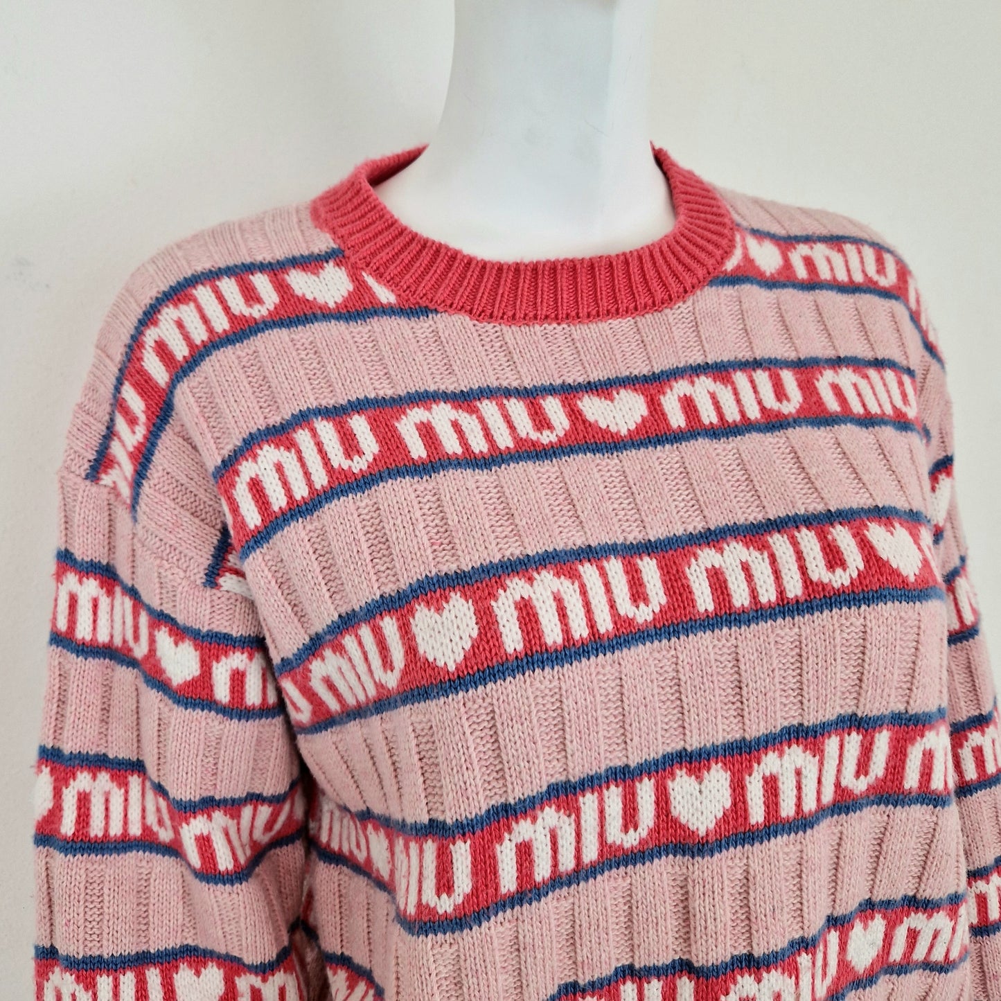 Maglione Miu Miu rosa