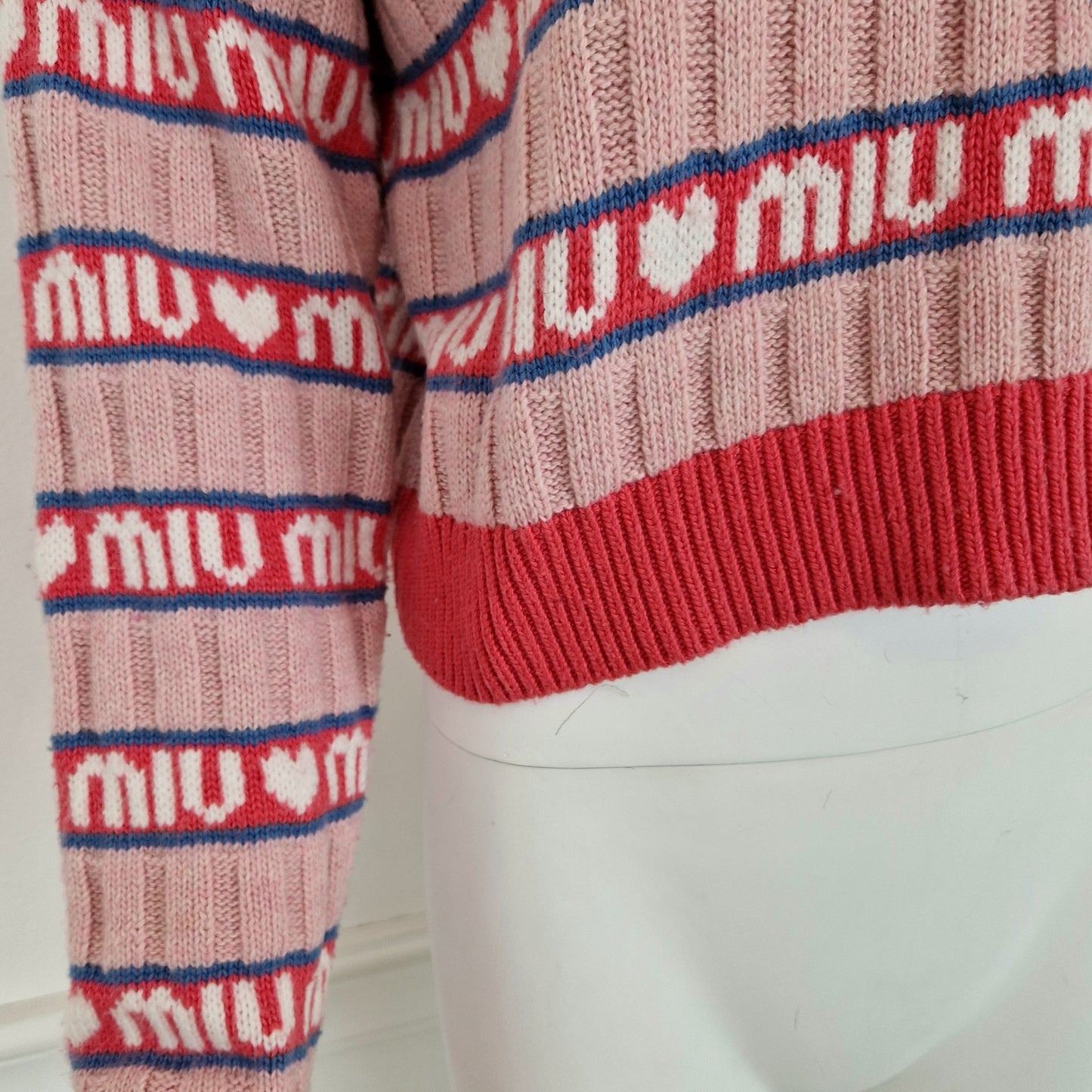 Maglione Miu Miu rosa