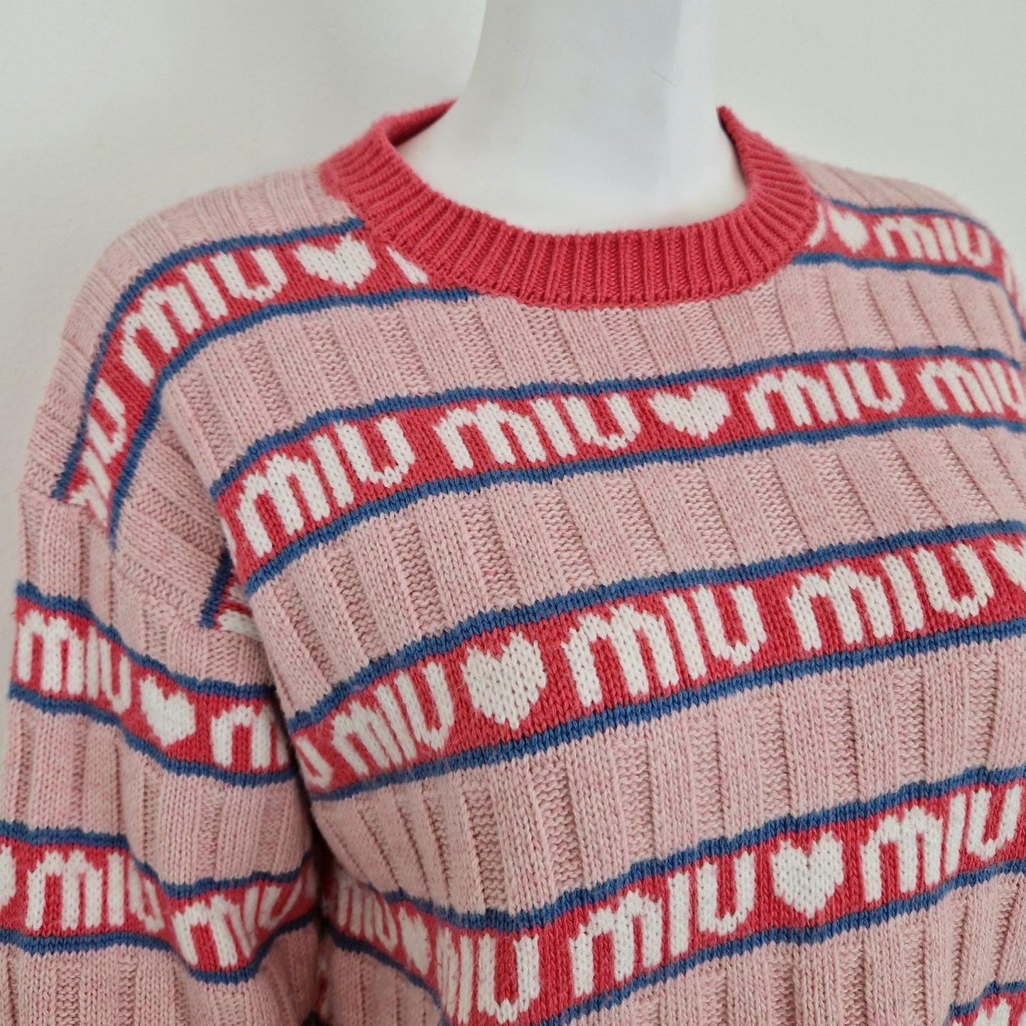 Maglione Miu Miu rosa