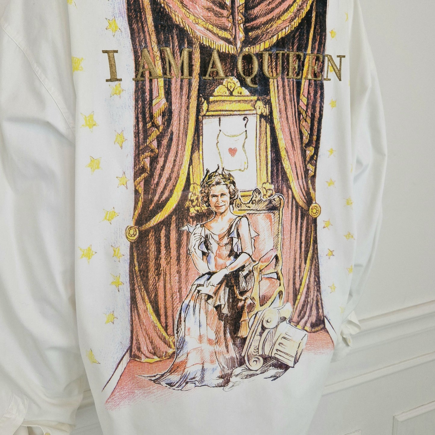 Camicia Moschino "I am a queen"