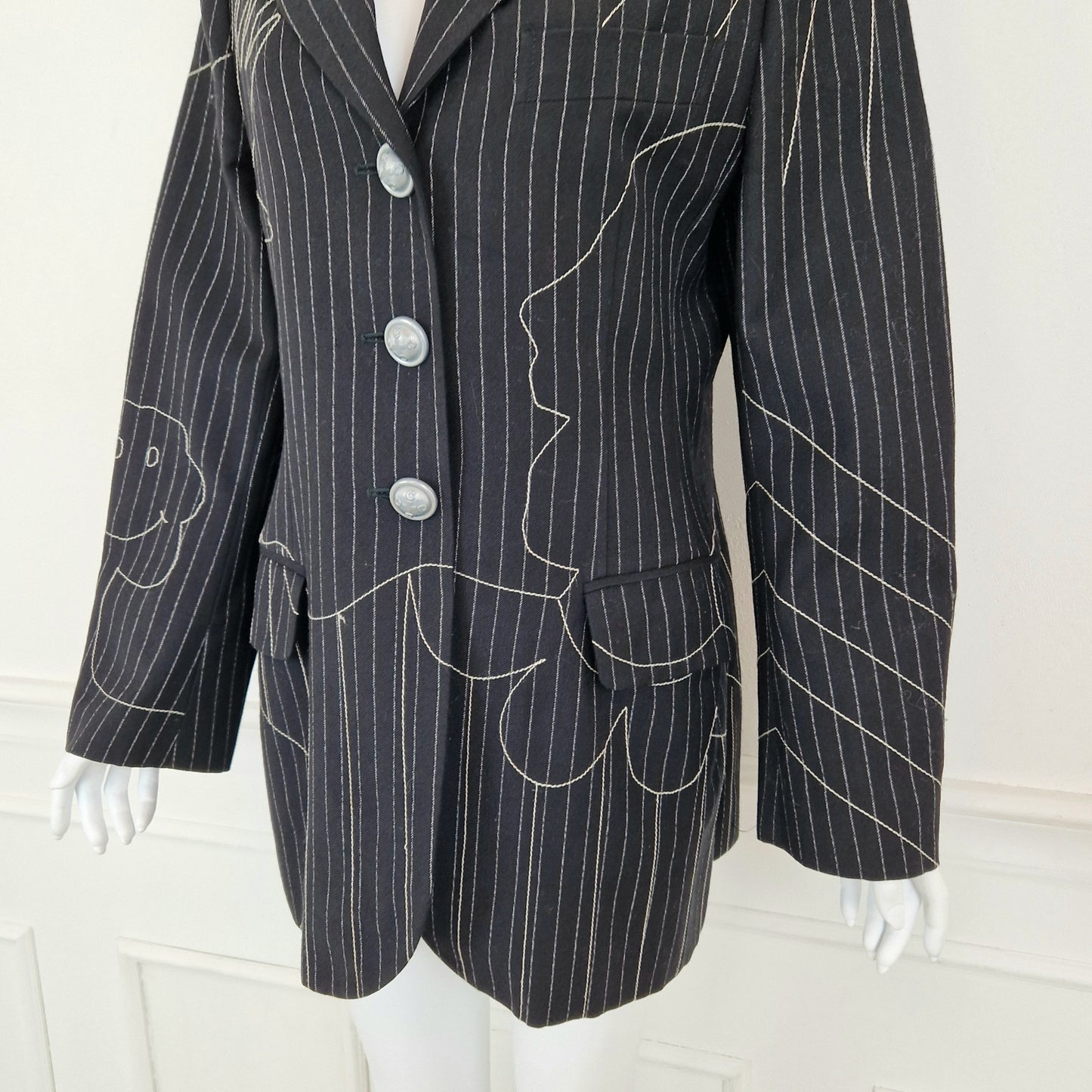 Blazer Moschino Olivia gessato