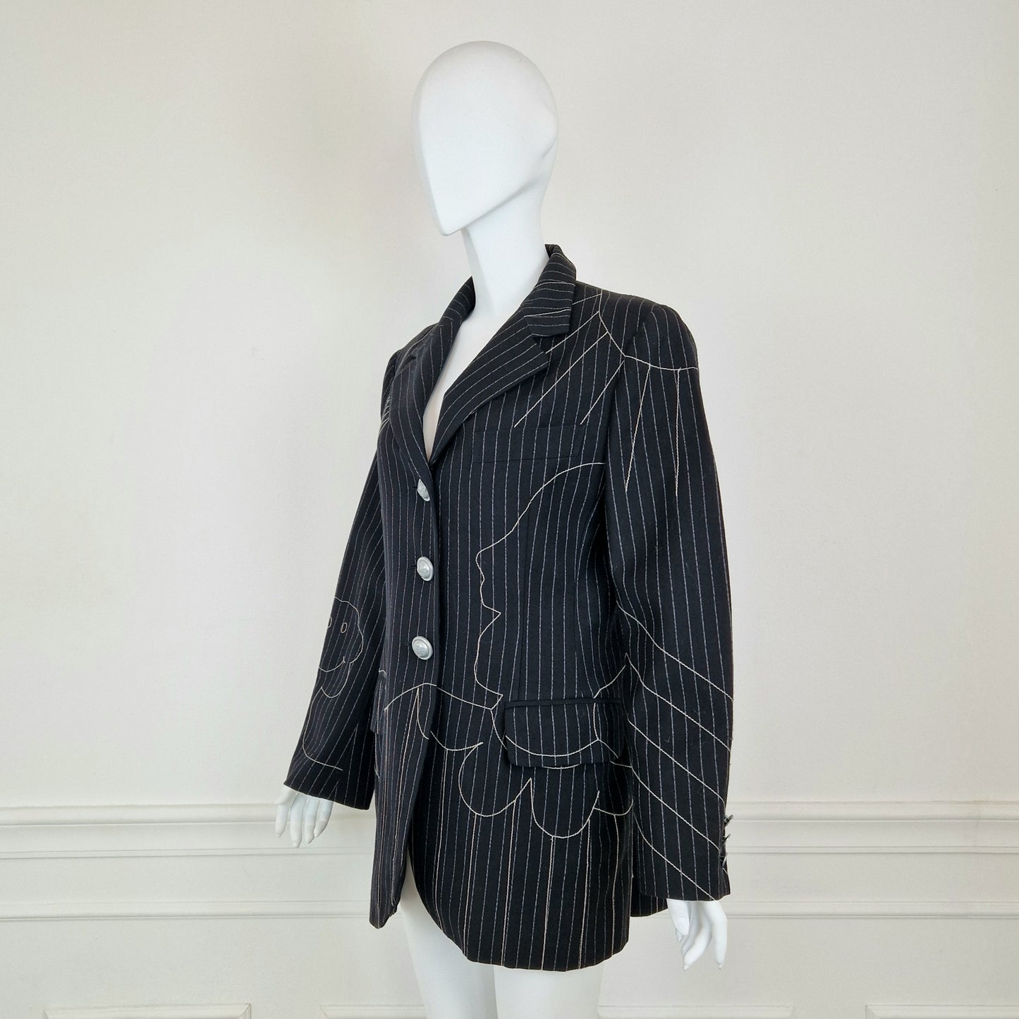 Blazer Moschino Olivia gessato