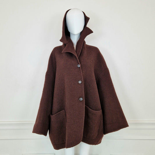 Cappotto Romeo Gigli 1991 lana cotta