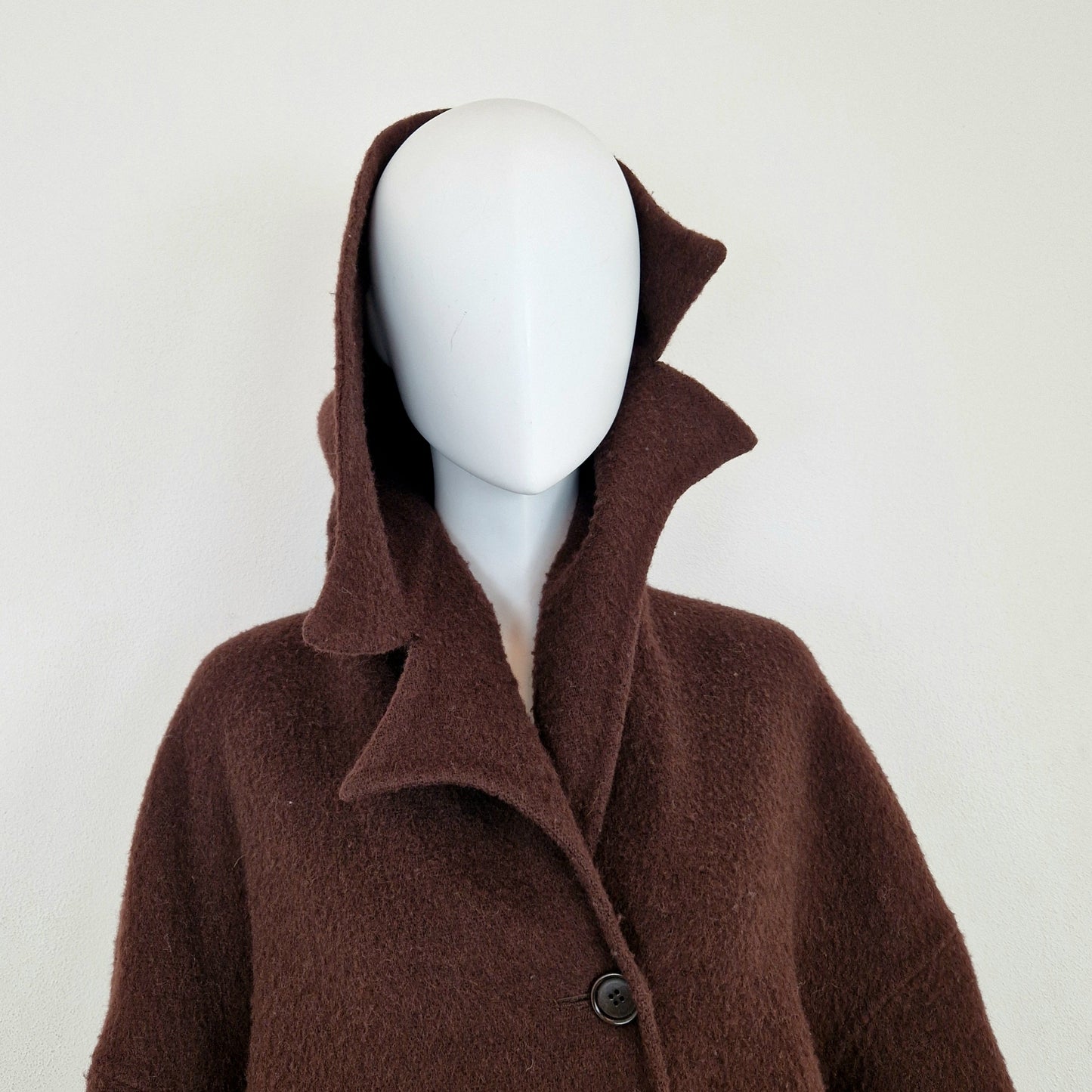 Cappotto Romeo Gigli 1991 lana cotta