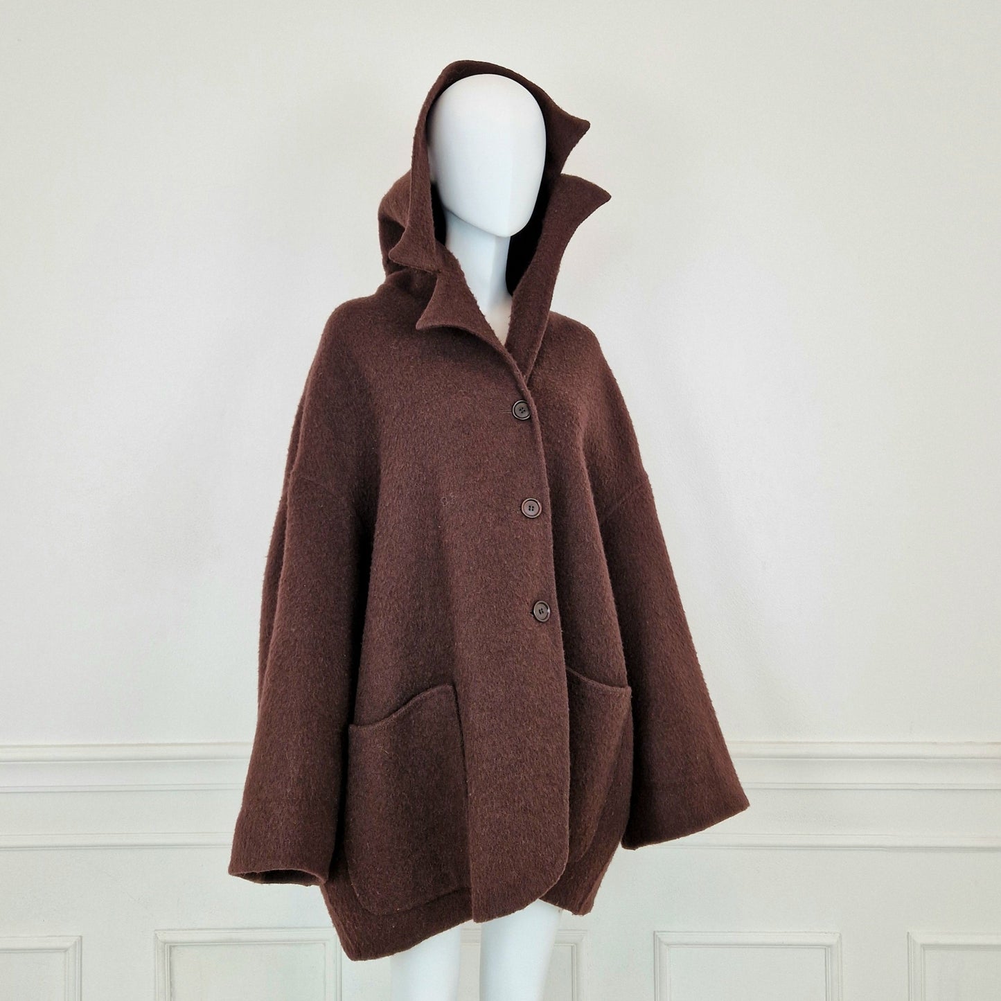 Cappotto Romeo Gigli 1991 lana cotta