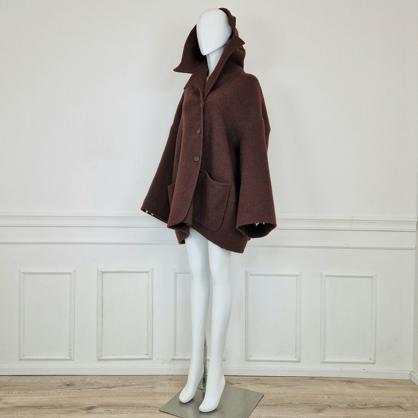 Cappotto Romeo Gigli 1991 lana cotta