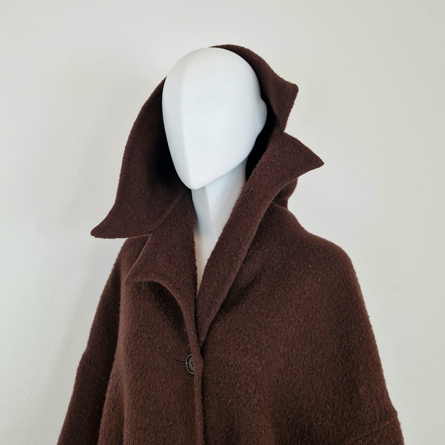 Cappotto Romeo Gigli 1991 lana cotta