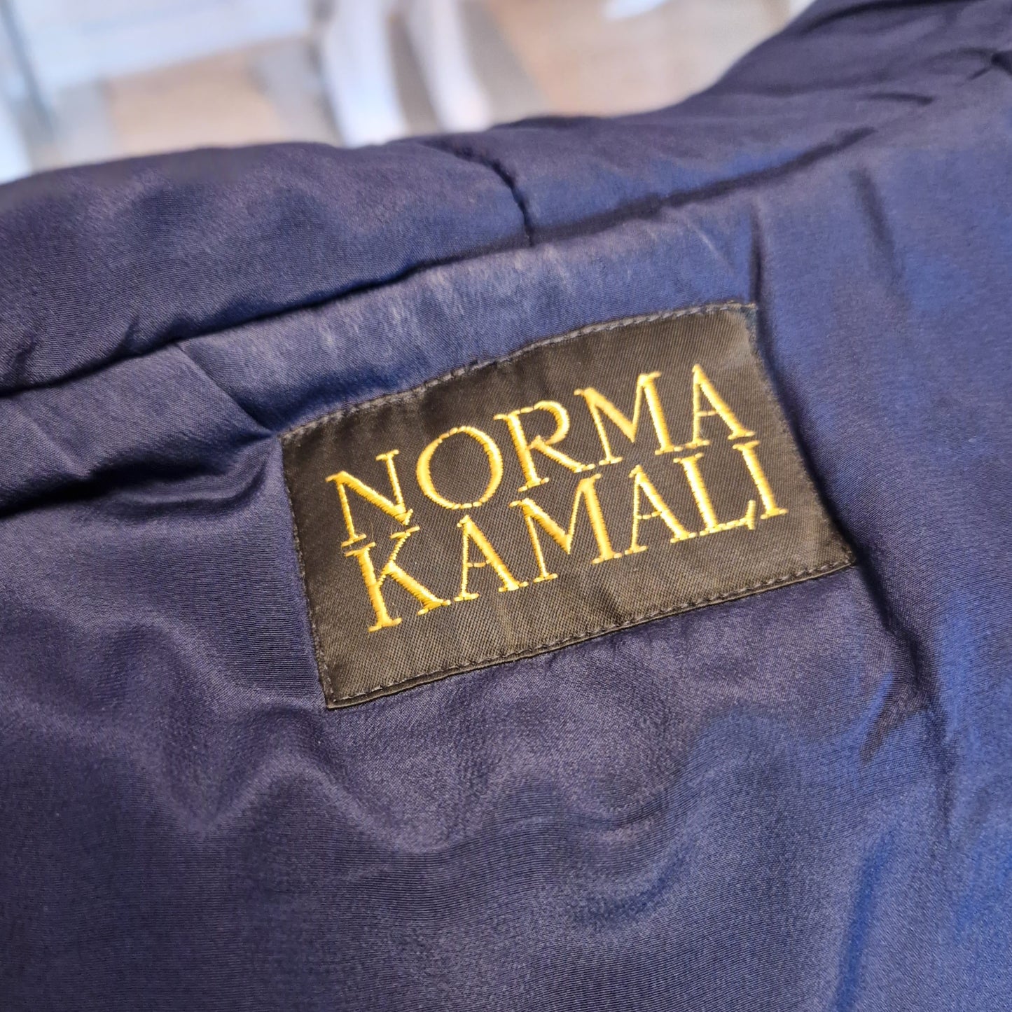 Piumino Norma Kamali vintage pura seta