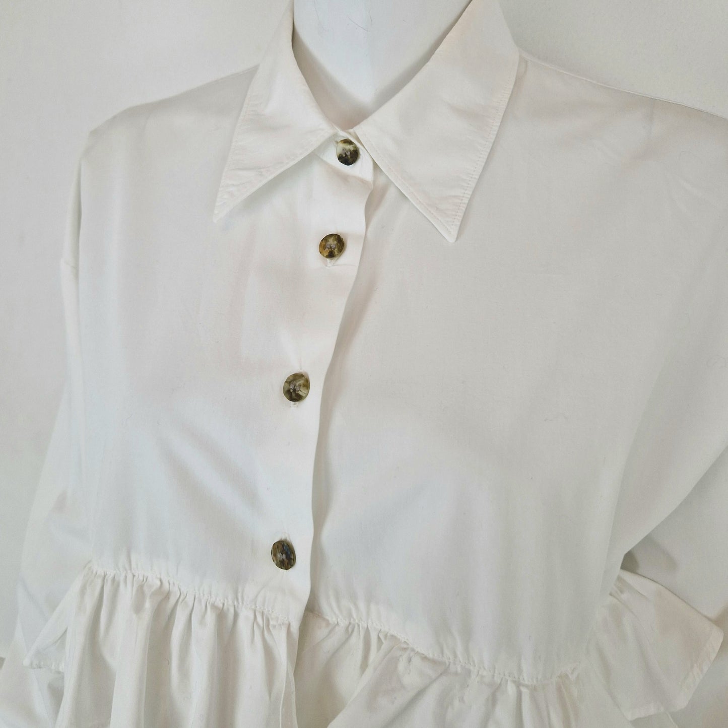 Romeo Gigli | Camicia bianca con balze