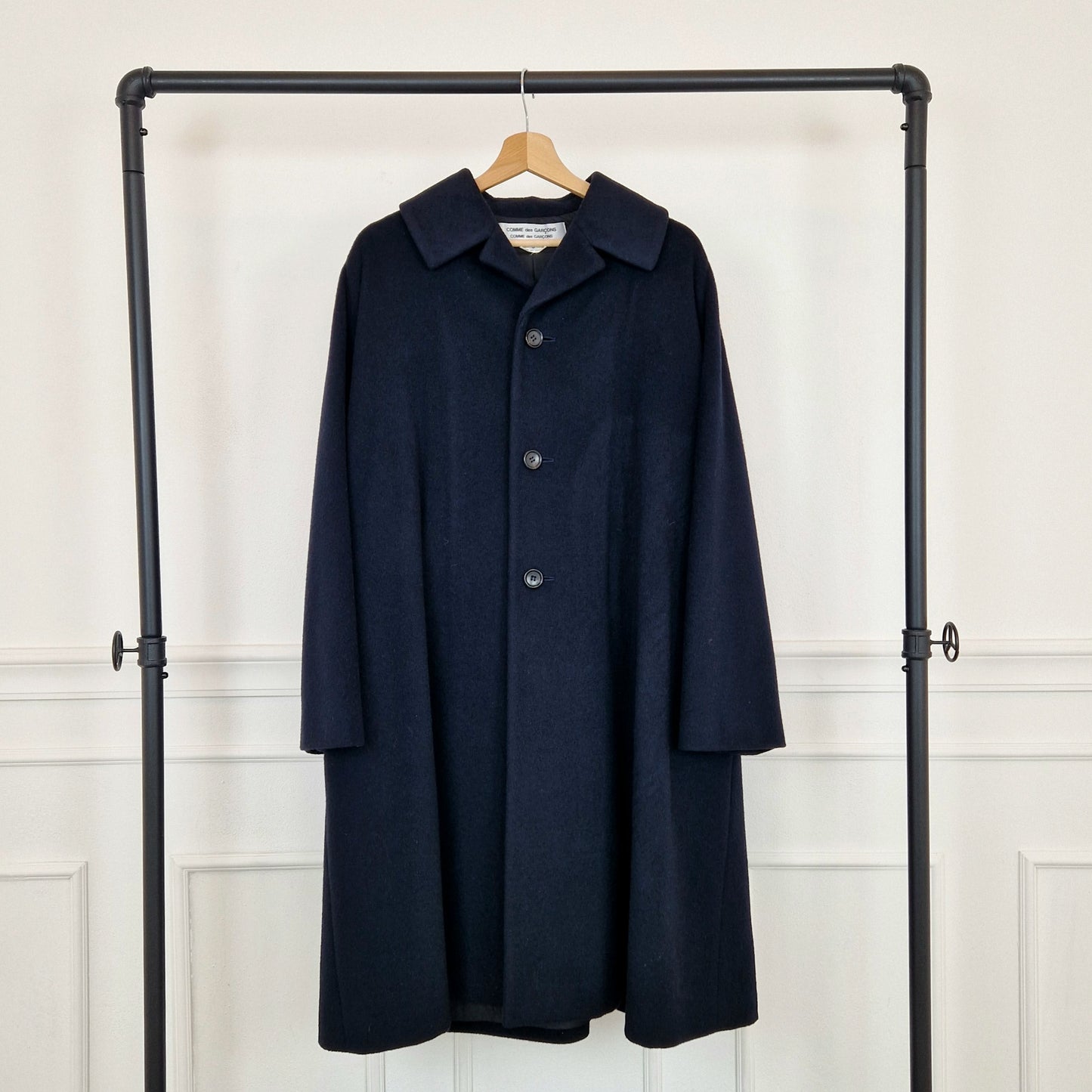 Cappotto Comme des Garçons blu notte