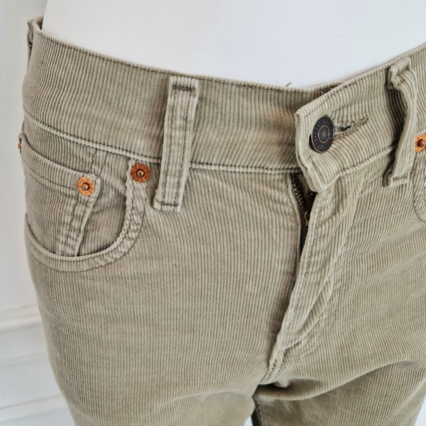 Pantaloni Levi's 595 velluto