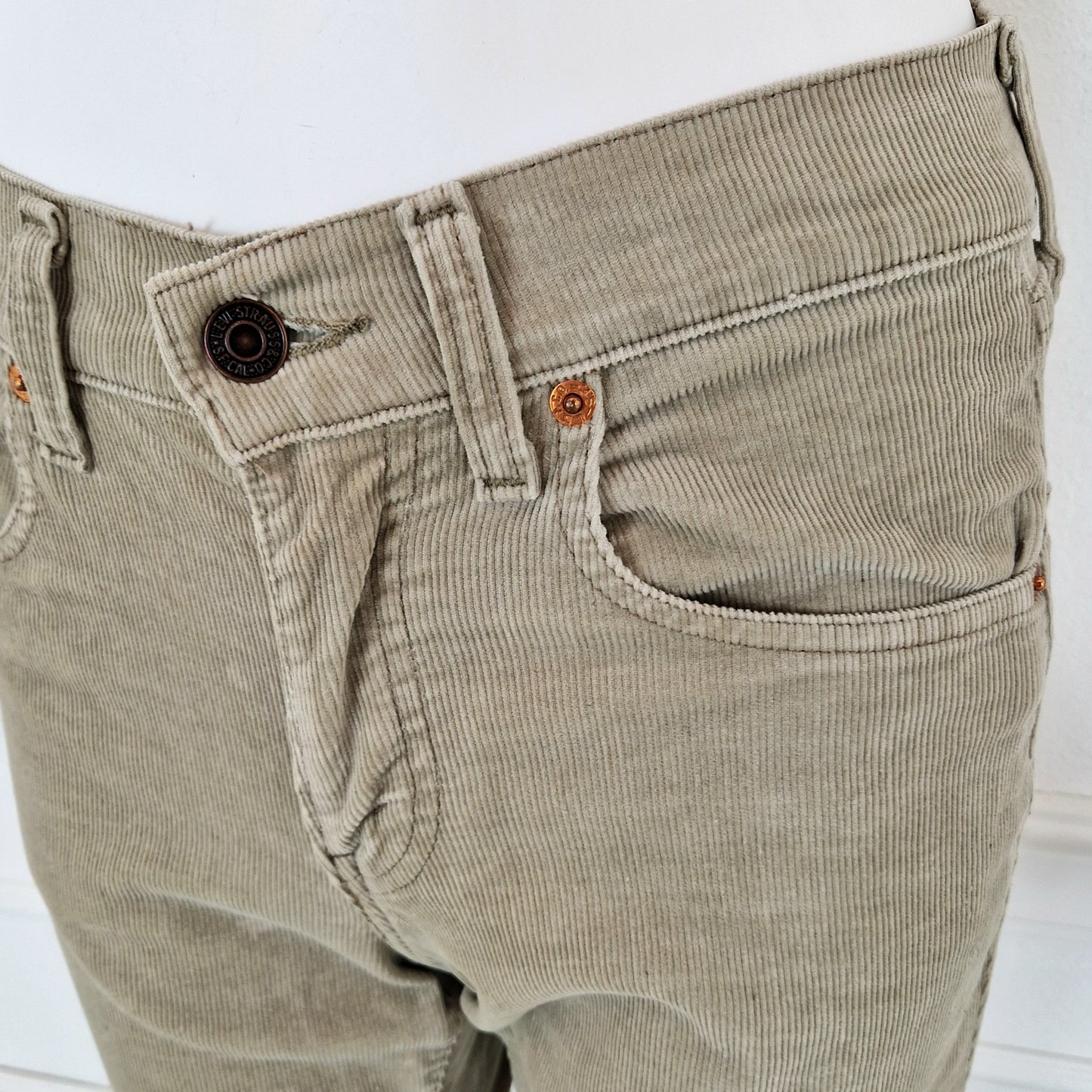 Pantaloni Levi's 595 velluto