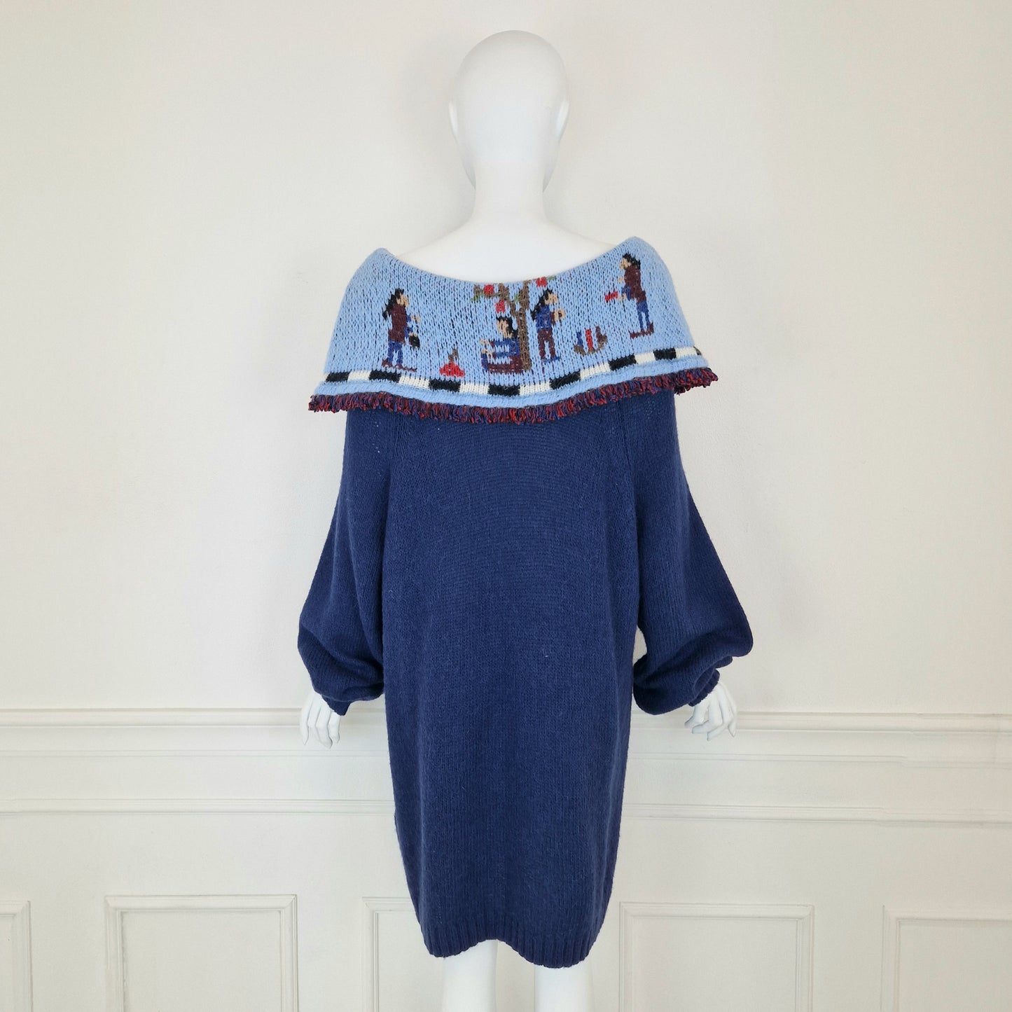 Abito / maxi maglione Stella Jean blu