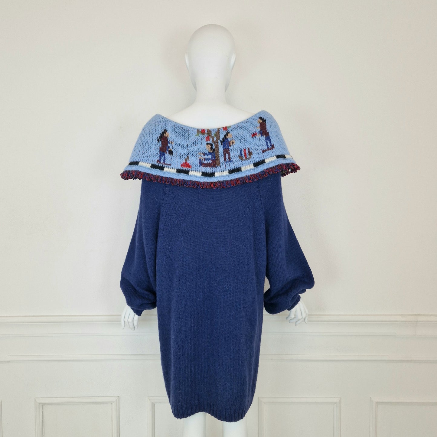 Abito / maxi maglione Stella Jean blu