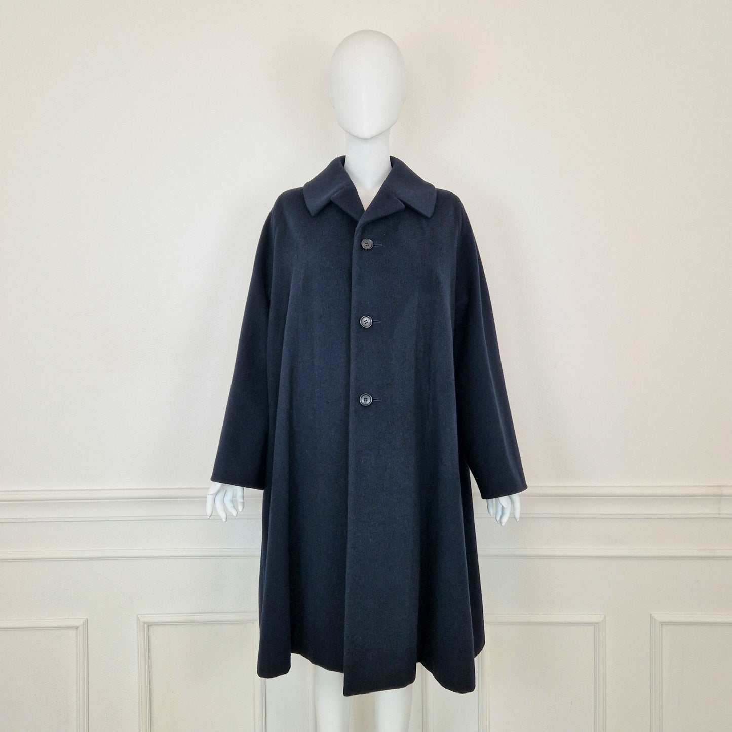 Cappotto Comme des Garçons blu notte