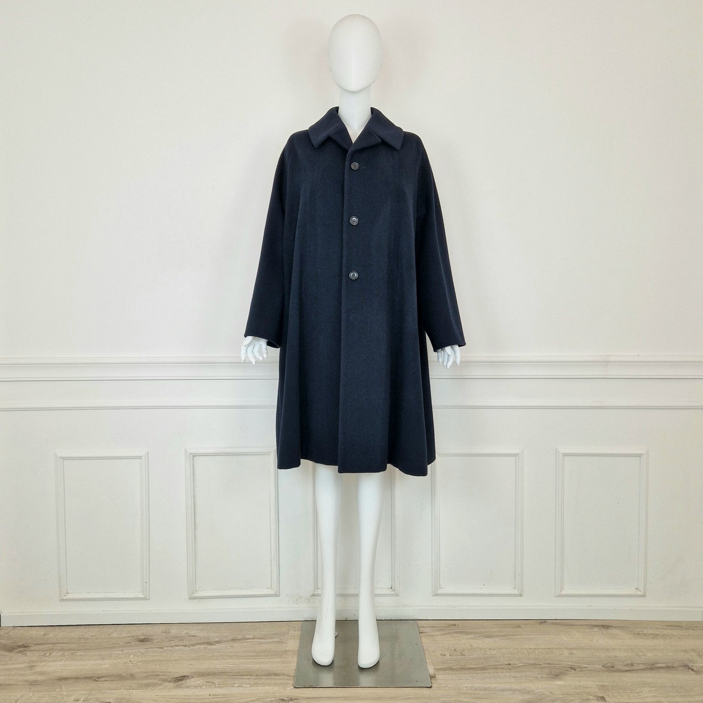 Cappotto Comme des Garçons blu notte