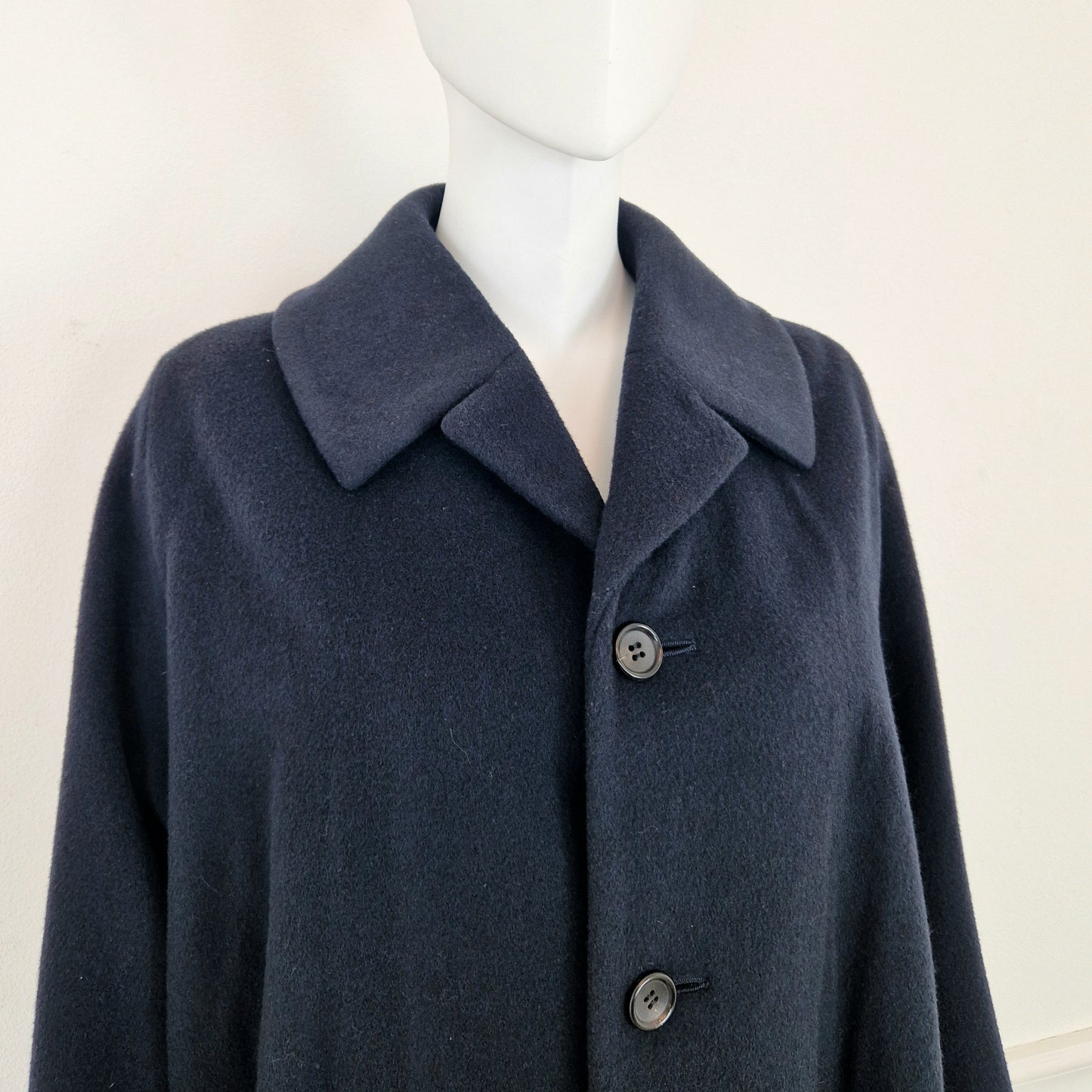 Cappotto Comme des Garçons blu notte