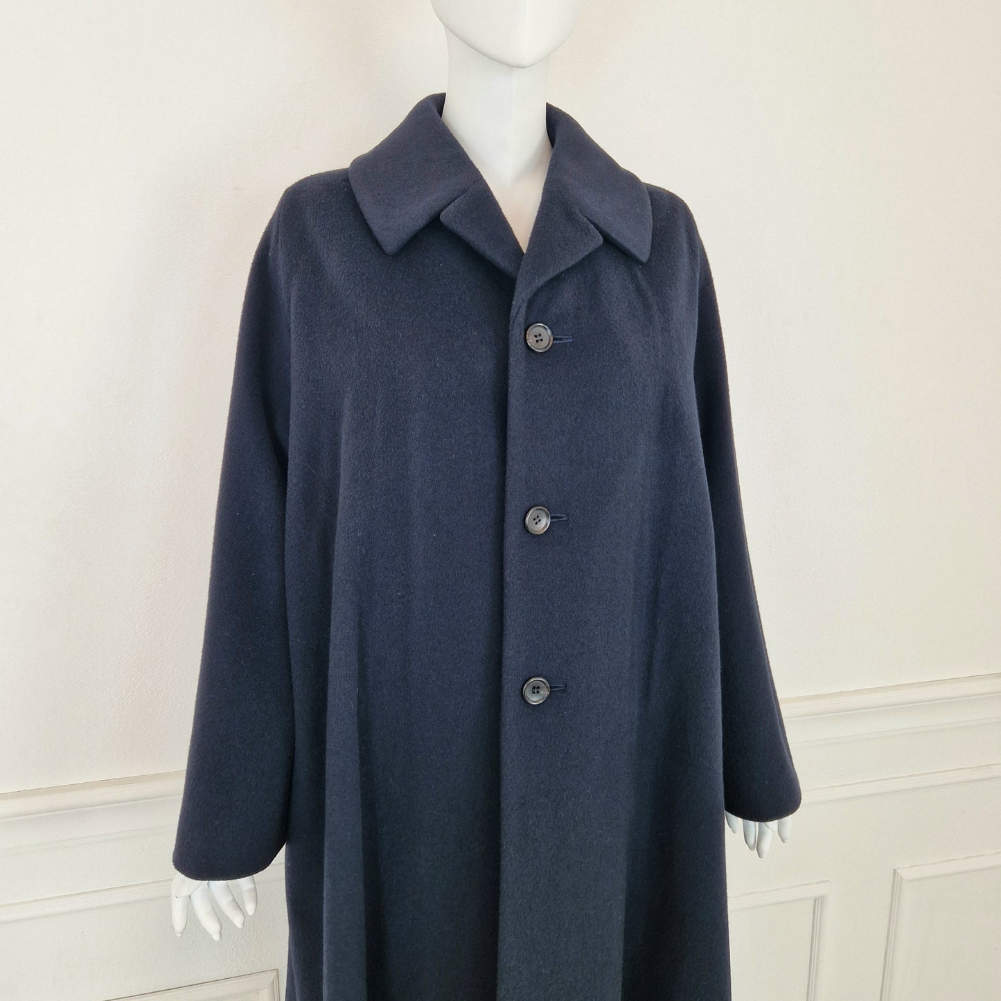 Cappotto Comme des Garçons blu notte