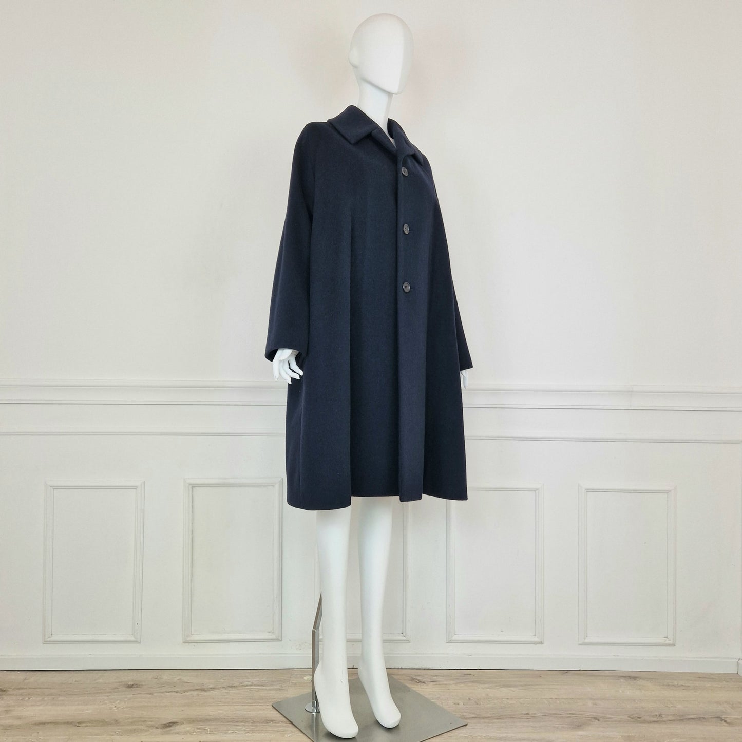 Cappotto Comme des Garçons blu notte