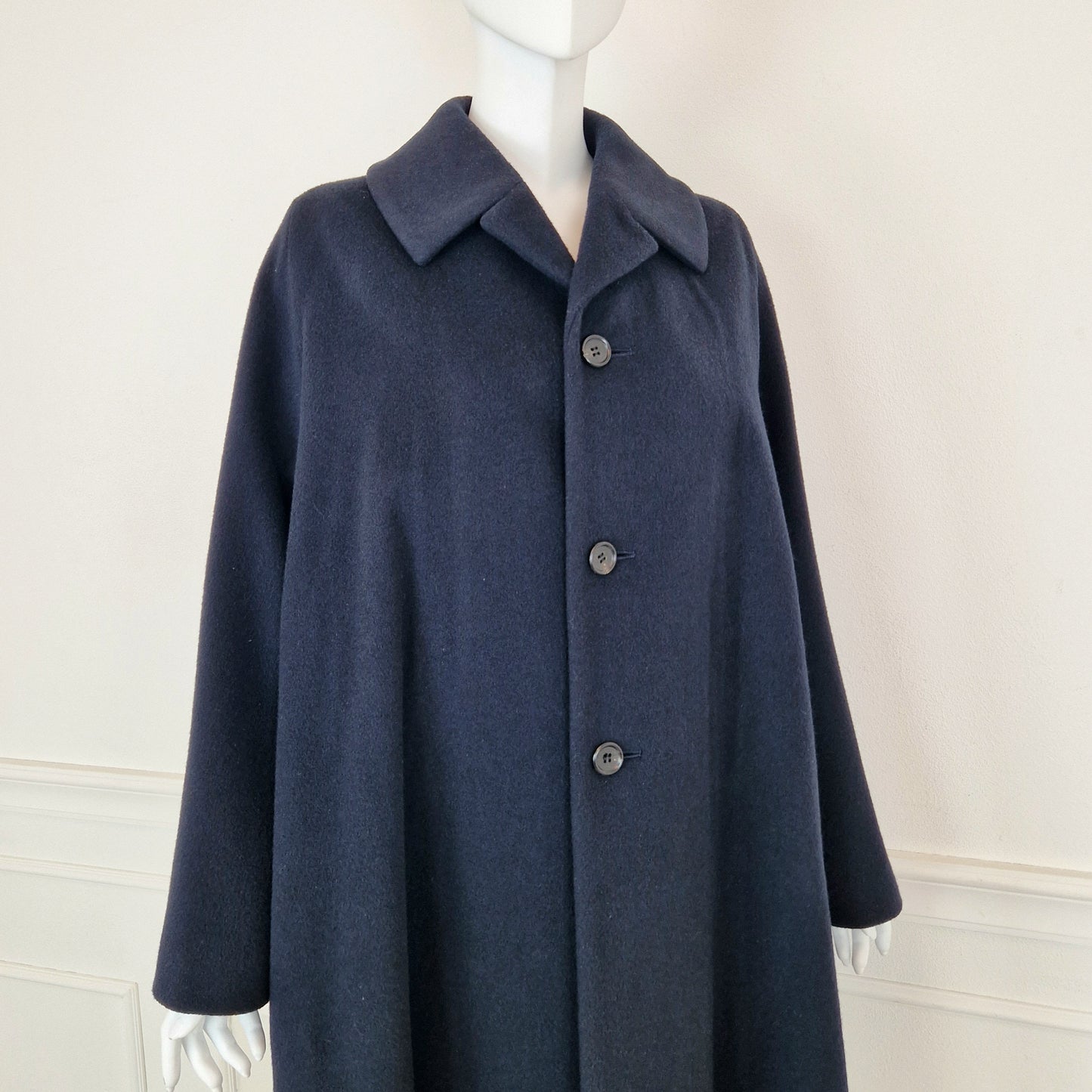 Cappotto Comme des Garçons blu notte