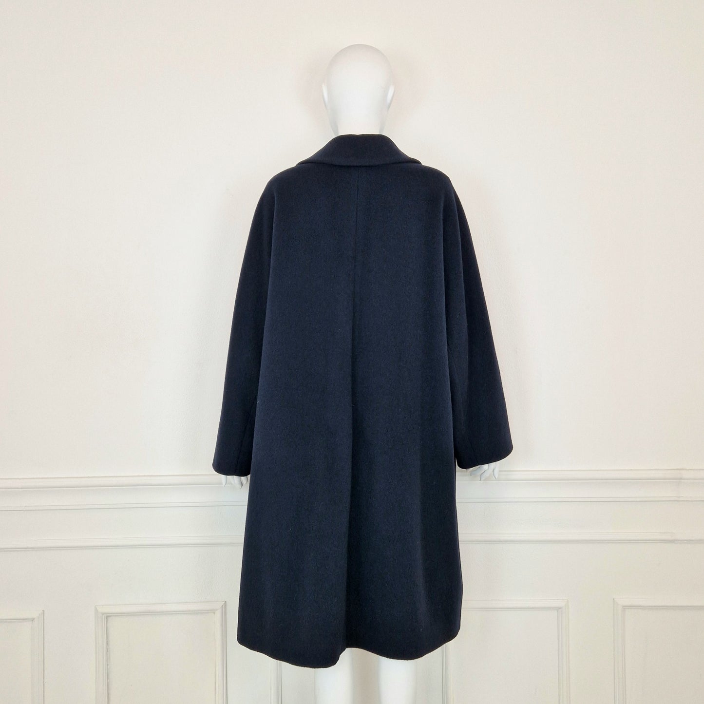 Cappotto Comme des Garçons blu notte