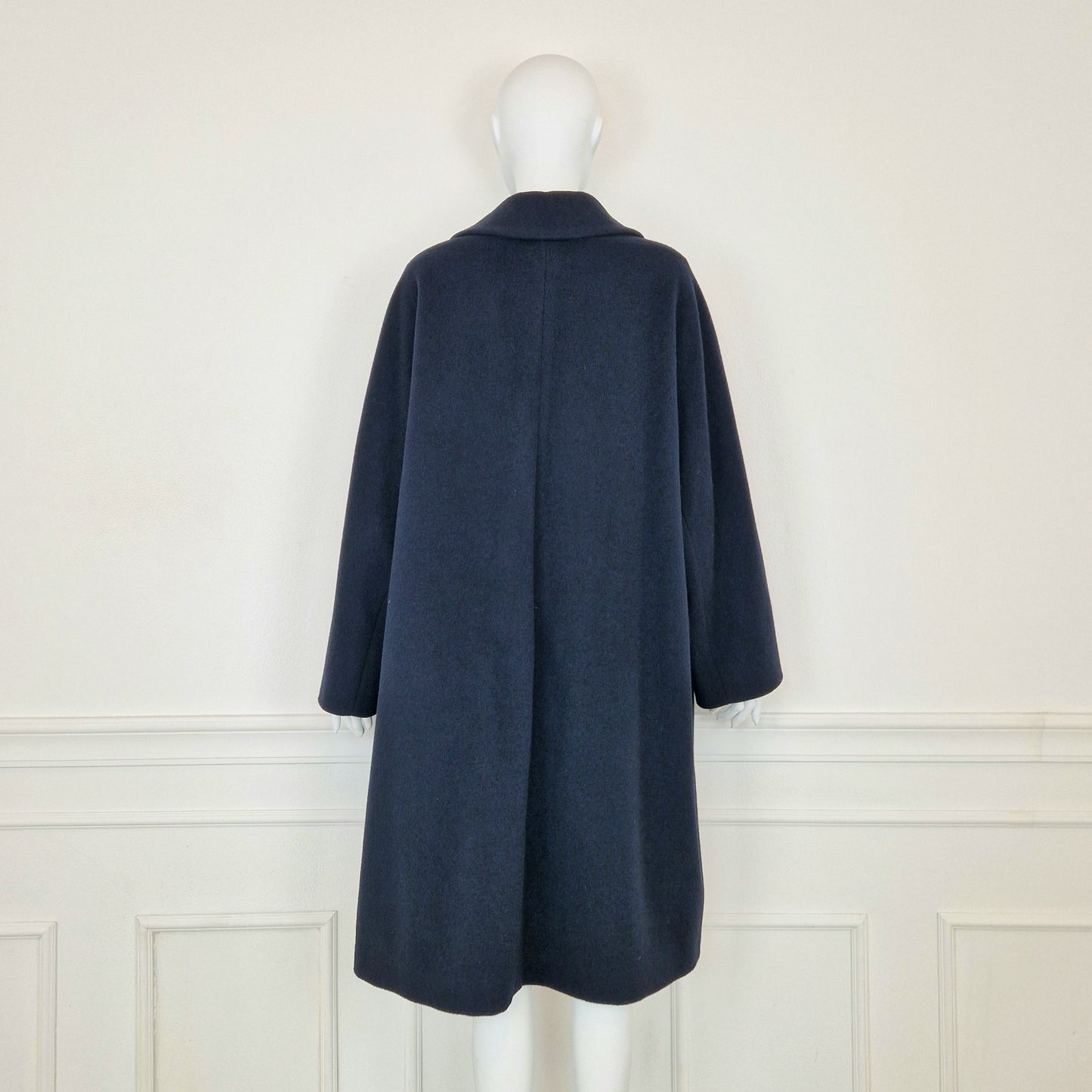 Cappotto Comme des Garçons blu notte