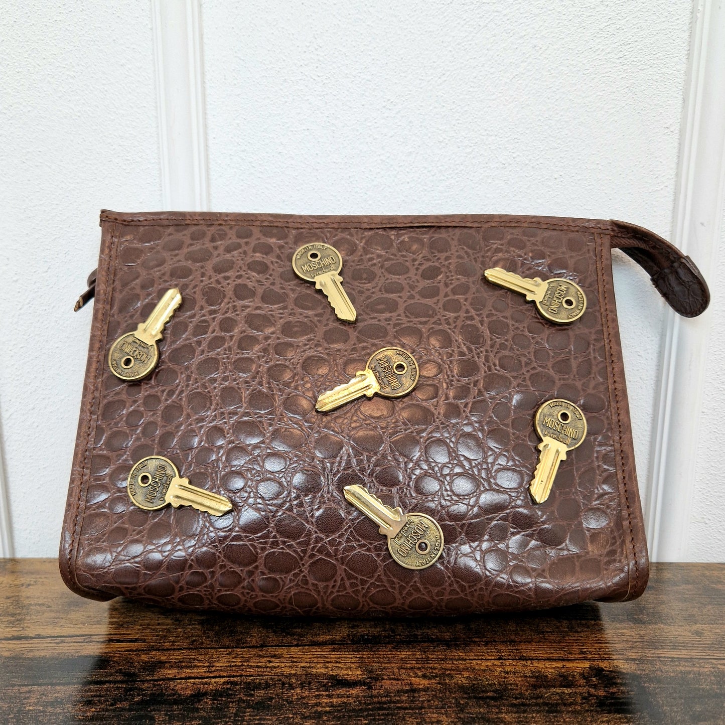 Borsa a mano Moschino vintage chiavi